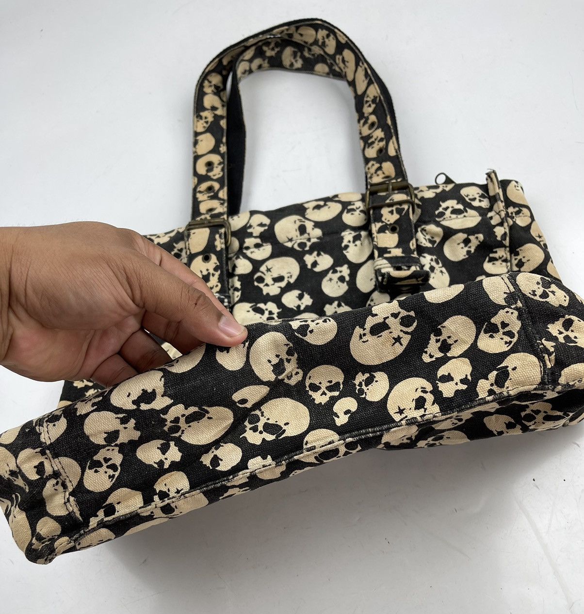 Seditionaries full print skulls tote bag tc7 Size ONE SIZE - 8 Thumbnail