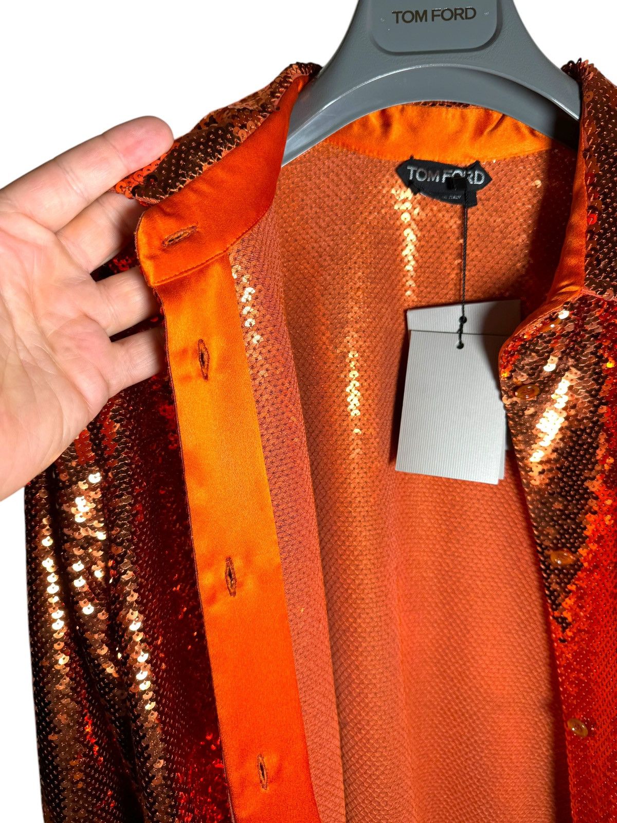 Tom Ford Tom Ford Sequin Shirt Size M / US 6-8 / IT 42-44 - 8 Thumbnail