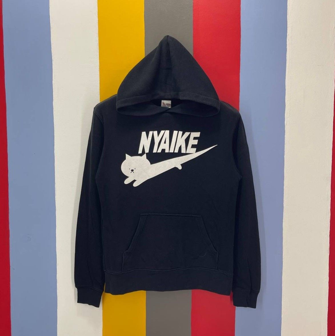 Japanese Brand NYAIKE by PRINTSTAR Troll Hoodie Pullover #2635/26 Size US S / EU 44-46 / 1 - 1 Thumbnail