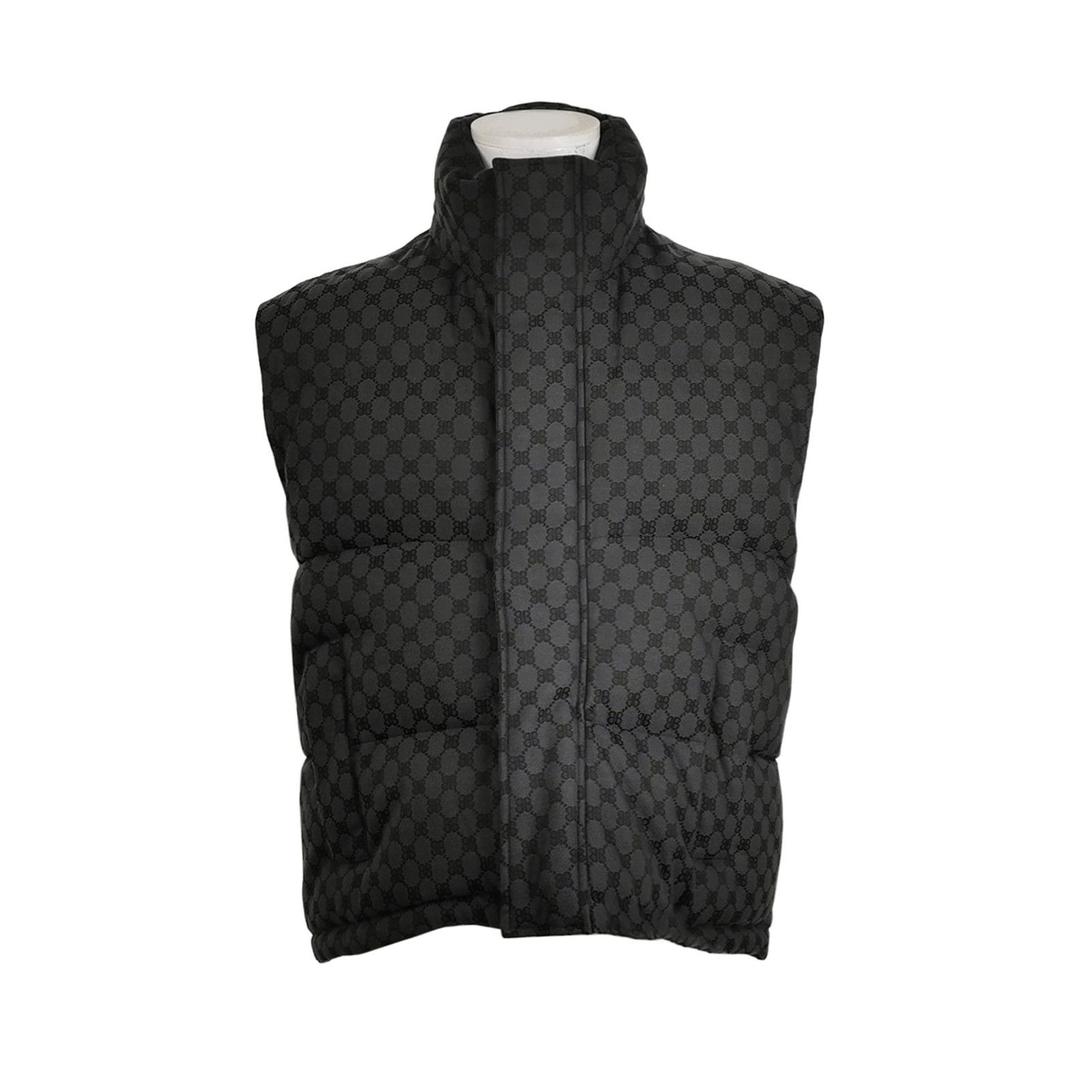 Balenciaga Balenciaga BB Monogram Puffer Vest Size 44 Size US S / EU 44-46 / 1 - 1 Thumbnail