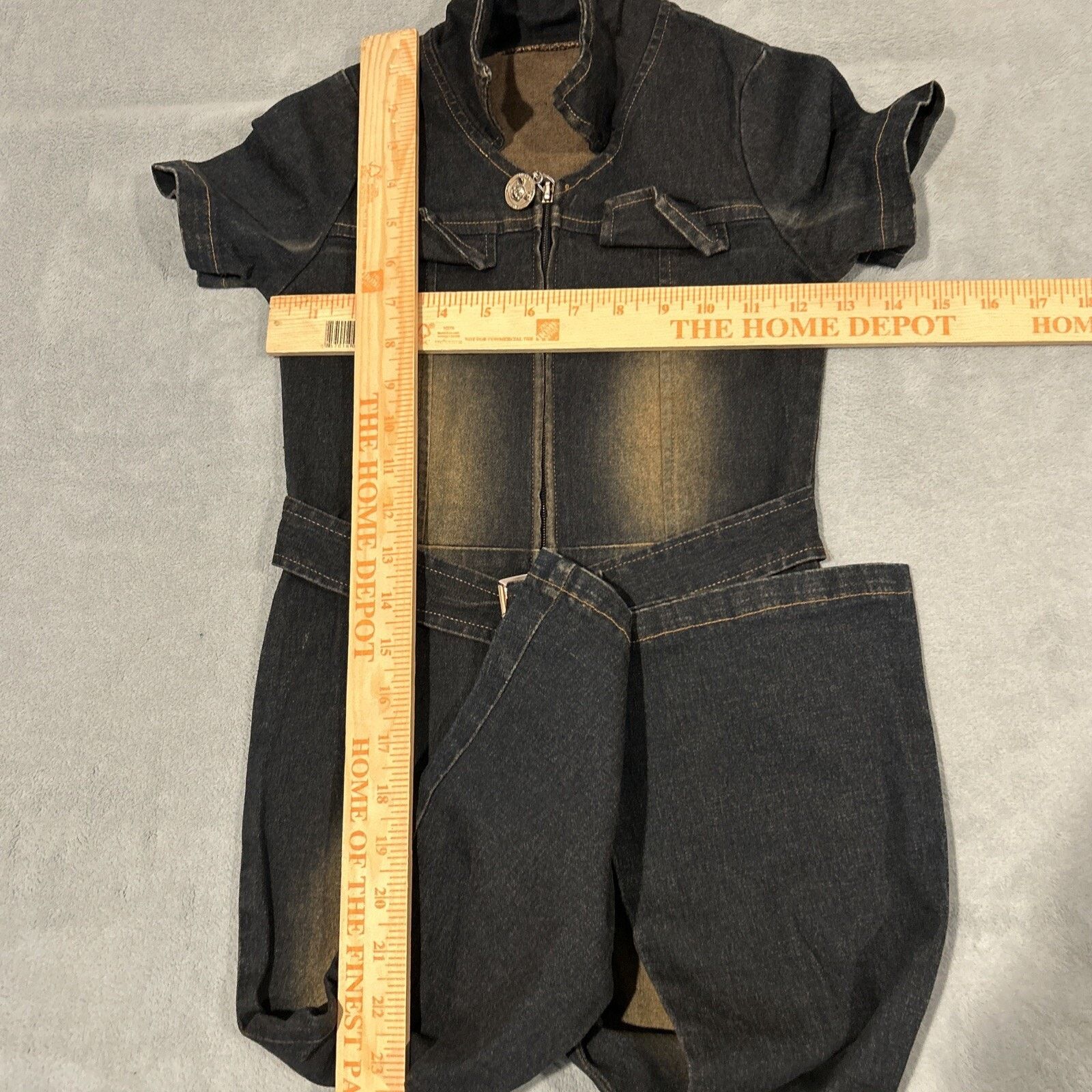 Disney Disney Overall Coveralls Boys Small Flare Baggy Bell Bottom Size S / US 4 / IT 40 - 8 Thumbnail