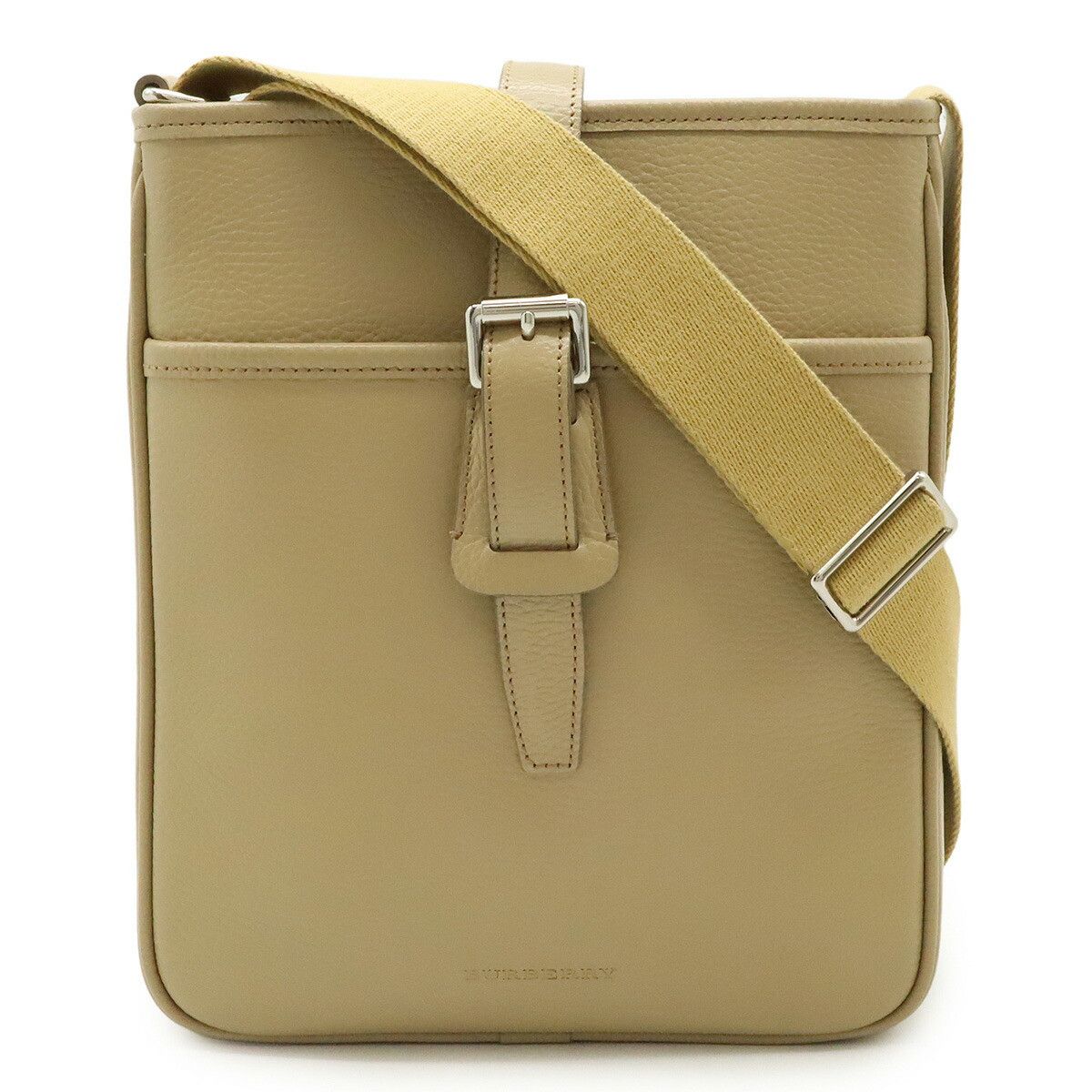 Burberry Burberry Leather Shoulder Bag Leather Shoulder Bag in Beige, Women's
