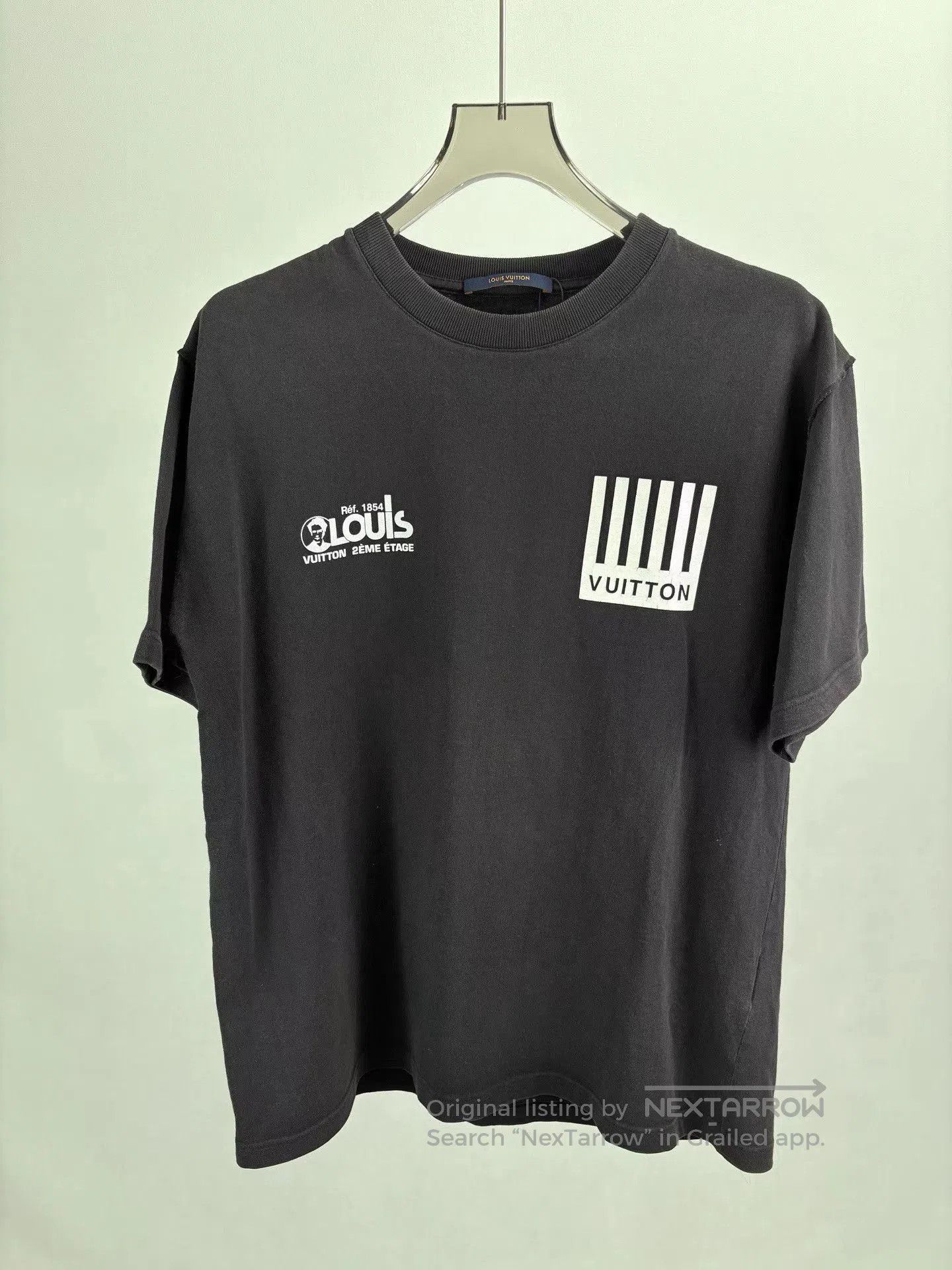 Louis Vuitton Black Graphic Short-Sleeve T-Shirt. Size US XL / EU 56 / 4 - 1 Thumbnail