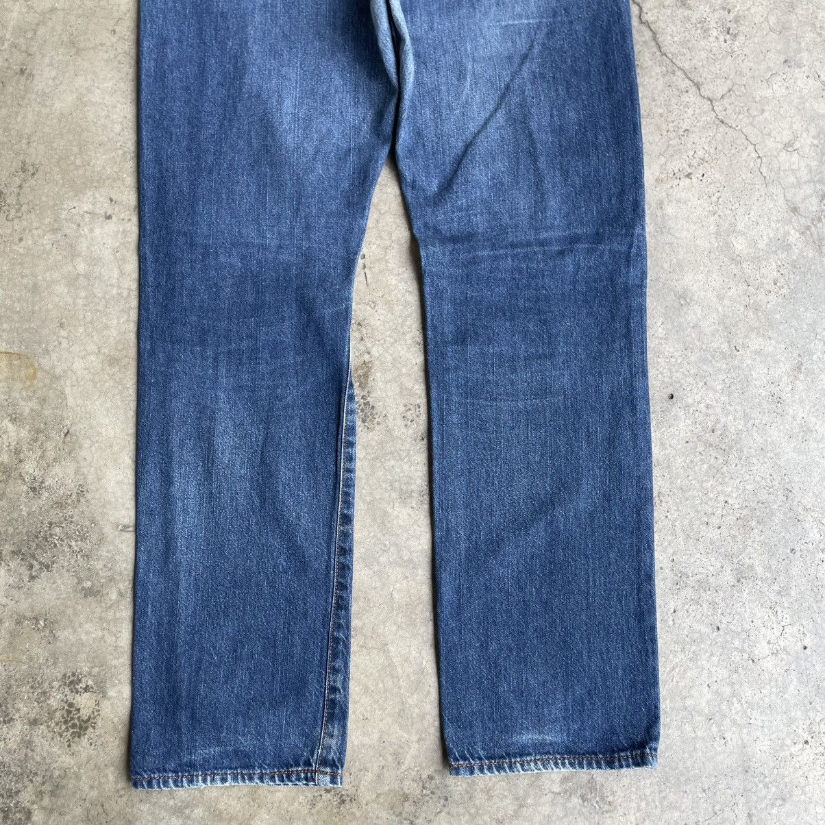 Van 🔥Vintage Van Red Label Stoned Washed Ripped Denim Jeans Size US 36 / EU 52 - 6 Thumbnail