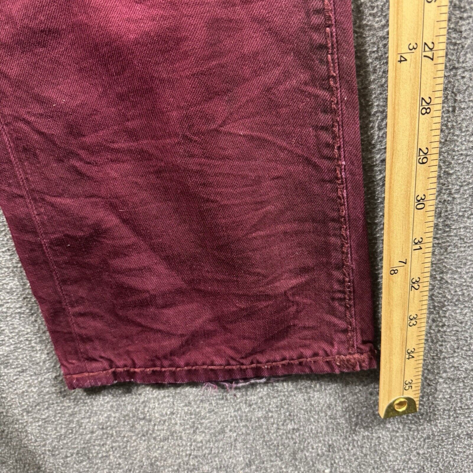 True Religion True Religion Ricky Relax Straight Jeans Red Size 33 X 34 Size US 33 - 4 Thumbnail