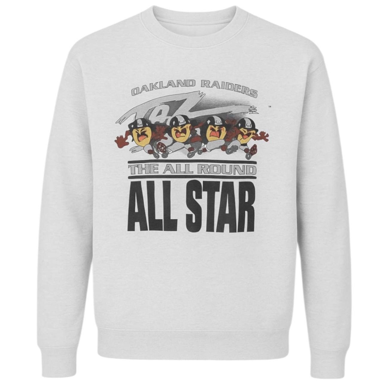 Nutmeg 1994/95 NFL LOS ANGELES RAIDERS LOONEY TUNES TAZ SWEATSHIRT Size US L / EU 52-54 / 3 - 1 Thumbnail