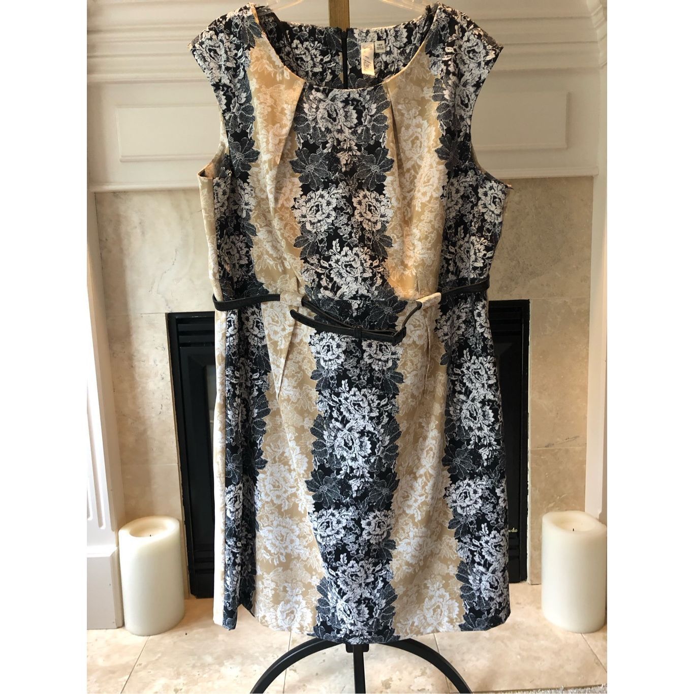Other Emma & Michelle Women’s Black and Cream Two Tone Floral Patt Size XXL / US 16-18 / IT 52-54 - 1 Thumbnail