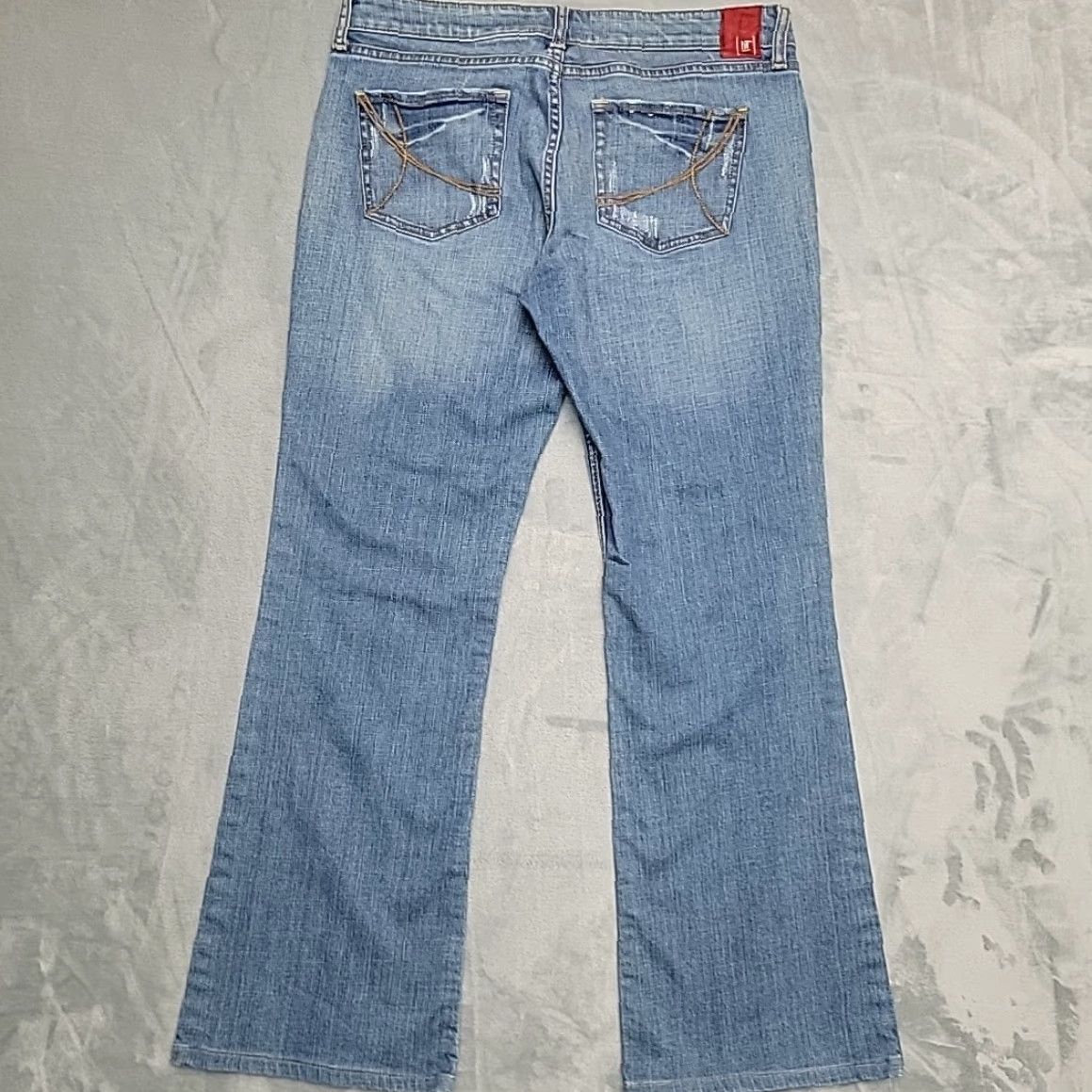 Vintage VINTAGE IT Jeans Womens Jeans 30 Blue Bootcut Y2K Low Rise Stretch Denim Grunge Women 30 Blue Bootcut Jeans 90s USA Y2K Denim Vintage Size 30" / US 8 / IT 44 - 6 Thumbnail