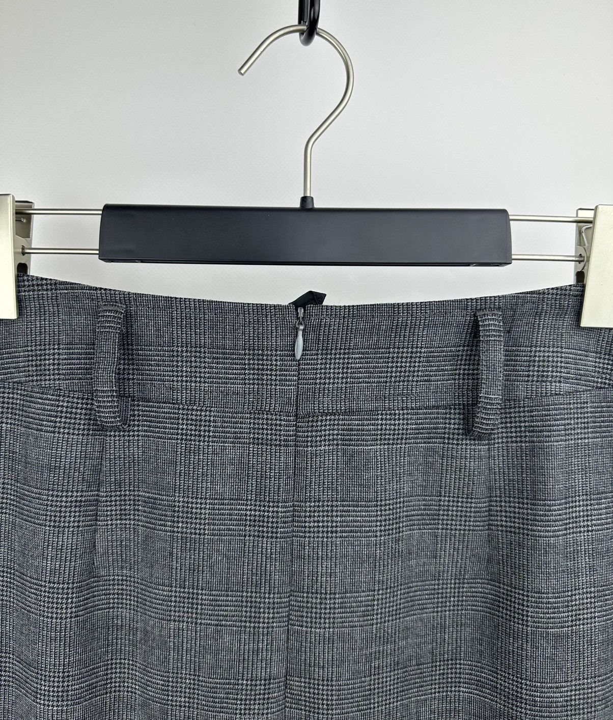 Akris Akris Punto Women's Gray Plaid Skirt Suit Set - US 4 / FR 36 Size S / US 4 / IT 40 - 10 Thumbnail