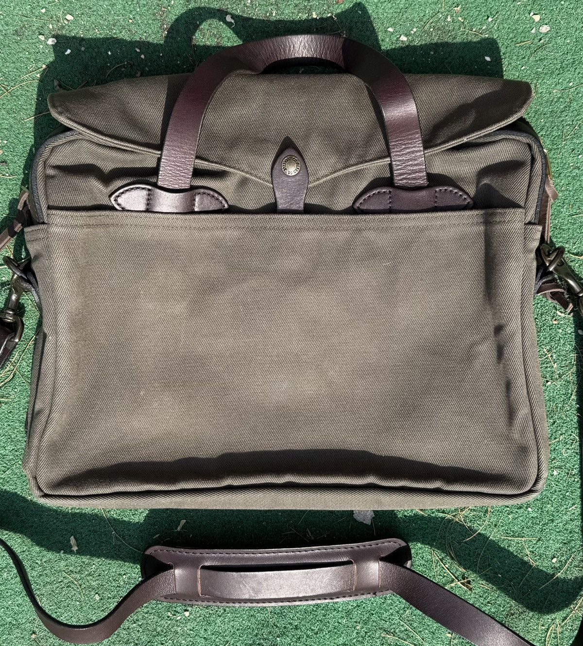 Filson Filson 256 Briefcase Otter Green USA Made Black Label Size ONE SIZE - 1 Thumbnail