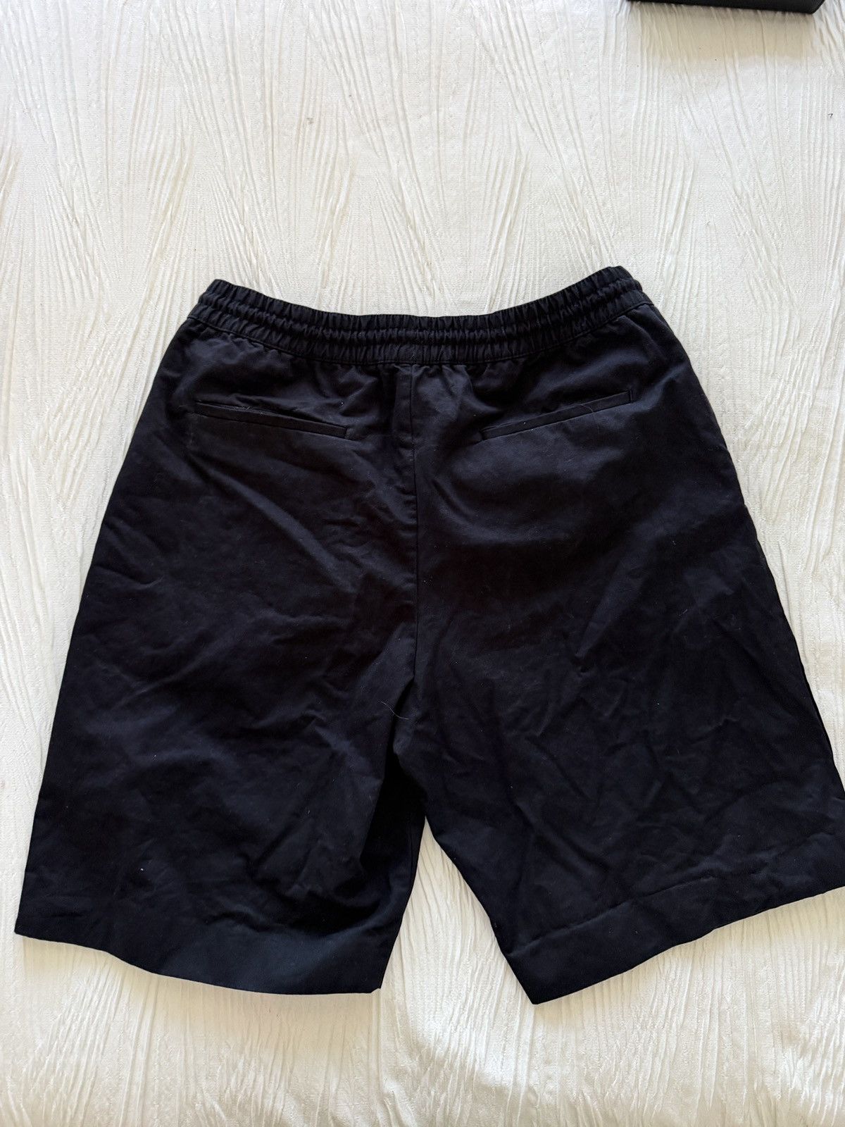 Zara Zara Black Summer Elastic Shorts – Size XL (34–36) Size US 34 / EU 50 - 3 Thumbnail