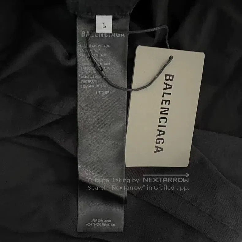 Balenciaga Balenciaga Fake Two-Piece Collar Hole Long Sleeve Shirt Size US S / EU 44-46 / 1 - 5 Thumbnail