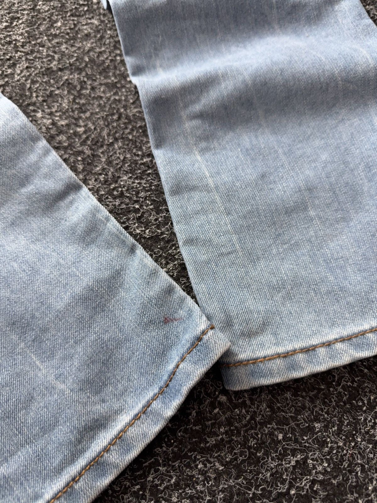 Versace Jeans Couture Luxury 00s Versace Jeans Slim Fit Light Wash Denim Jeans Size US 31 - 12 Thumbnail