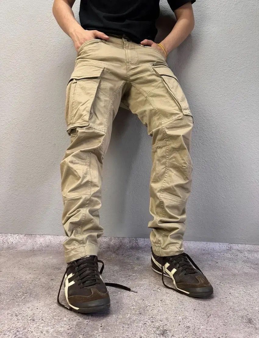 Japanese Brand Vintage Junya Watanabe Style G Star raw Bondage Cargo Pants Size US 31 - 2 Thumbnail