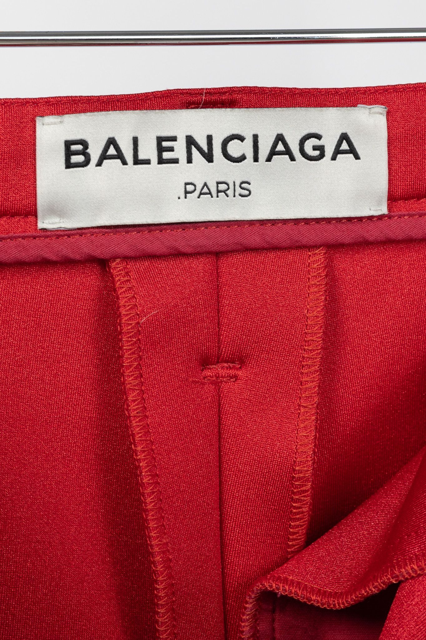 Balenciaga Balenciaga Red High-Waisted Skinny Pants Size 25" / US 0 / IT 36 - 9 Thumbnail