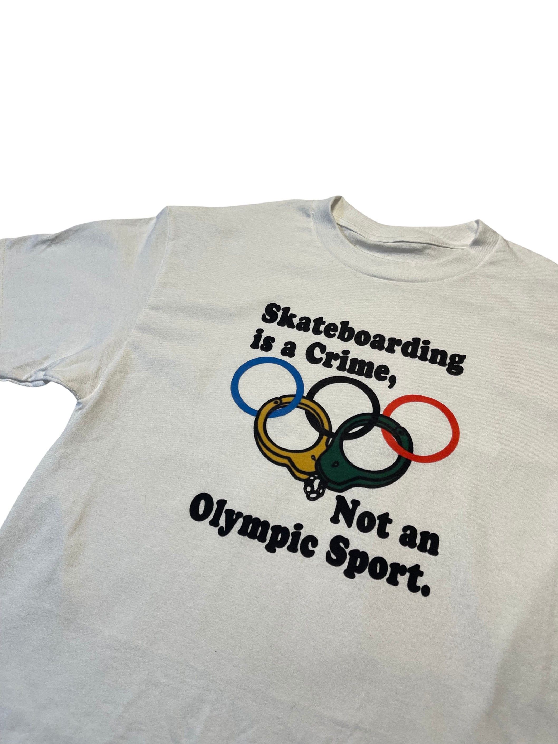Vintage Skateboard Olymics vintage style T-shirt remake Size US L / EU 52-54 / 3 - 2 Thumbnail