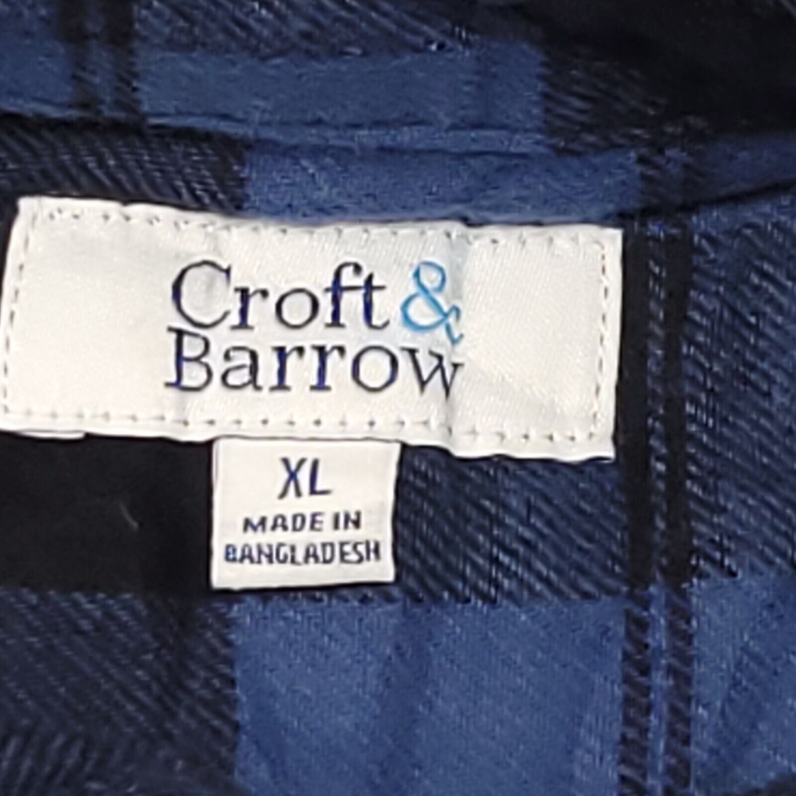Croft & Barrow Croft & Barrow Buffalo Check Flannel Shirt Mens Size XL Blue Size US XL / EU 56 / 4 - 3 Thumbnail