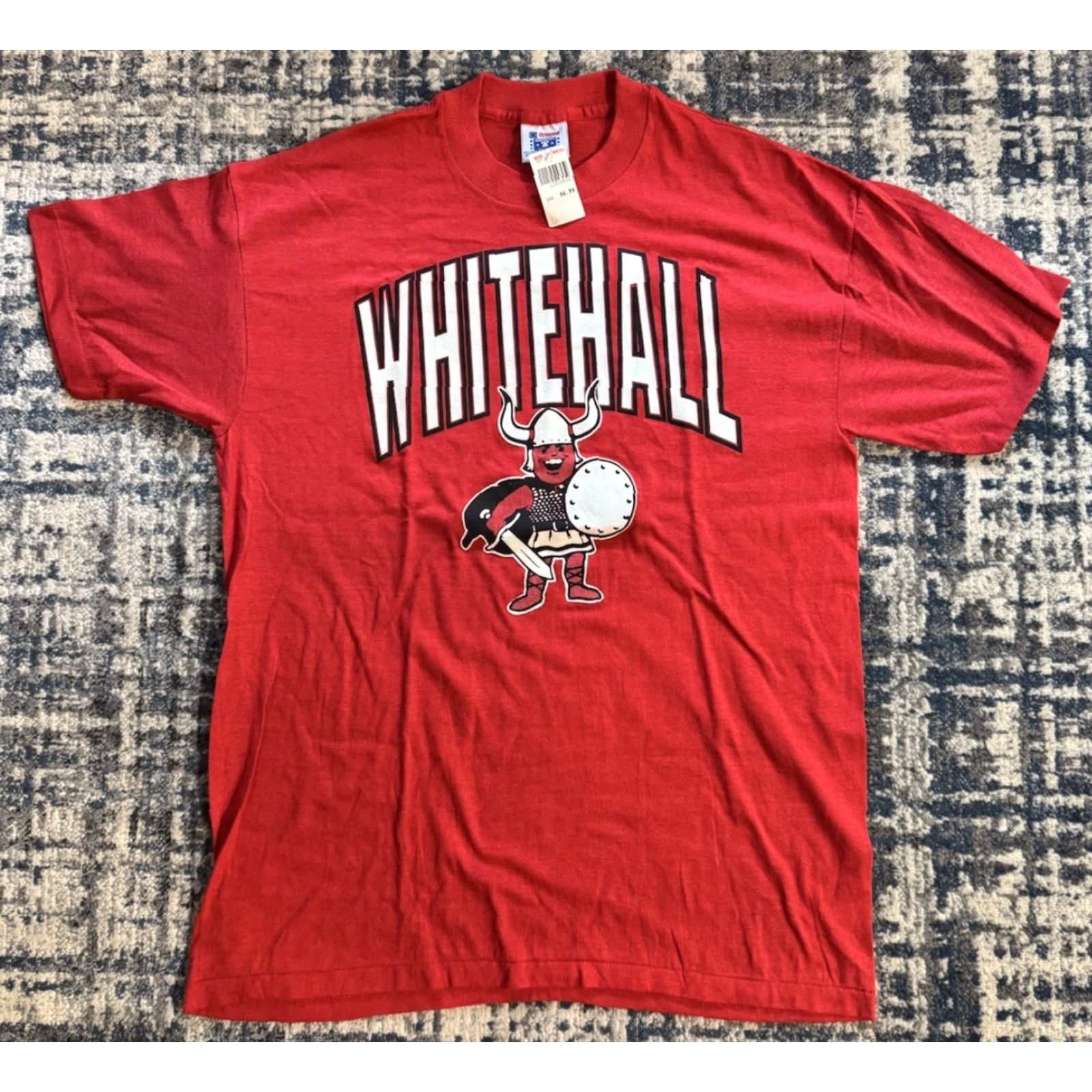 Vintage VINTAGE 90s Whitehall Vikings Shirt XL & Sweat Shorts XL Gym Set Michigan USA Size US XL / EU 56 / 4 - 2 Thumbnail