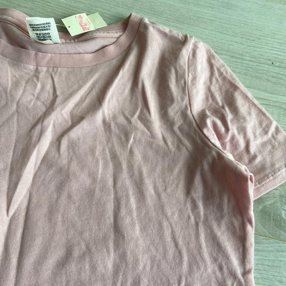 Designer Victoria's Secret Pink Short Sleeve Classic Shirt Size S / US 4 / IT 40 - 2 Thumbnail