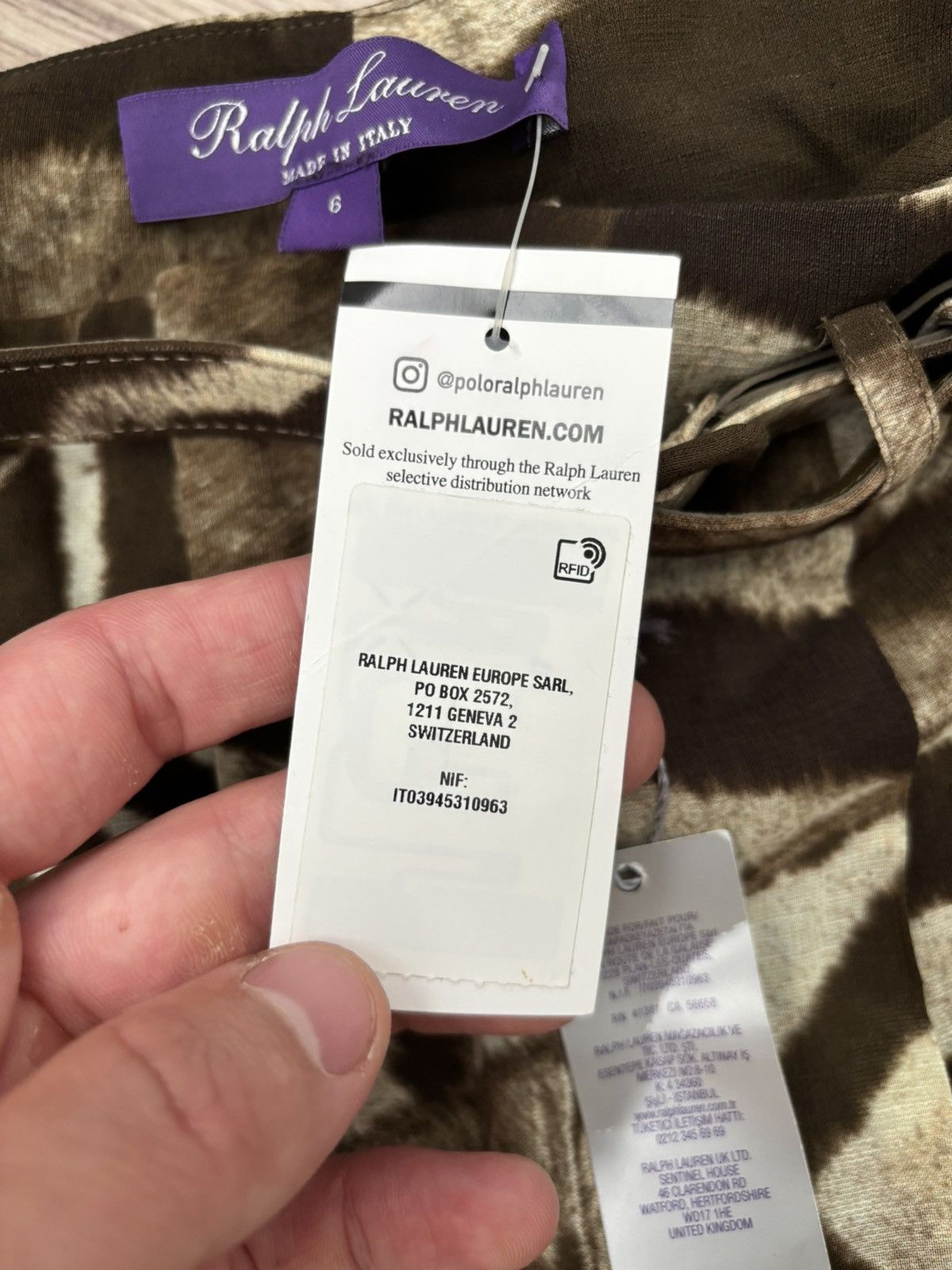 Ralph Lauren Purple Label Ralph Lauren Purple Label Collection Women’s Zebra Print Size 28" / US 6 / IT 42 - 10 Thumbnail