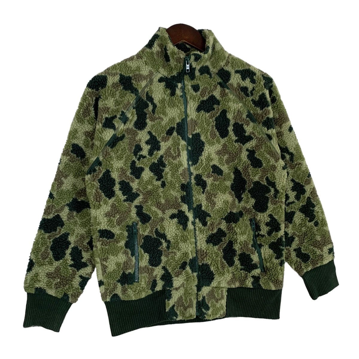 Gap Gap Camouflage Fleece Zip Up Jacket Size S Size US S / EU 44-46 / 1 - 3 Thumbnail