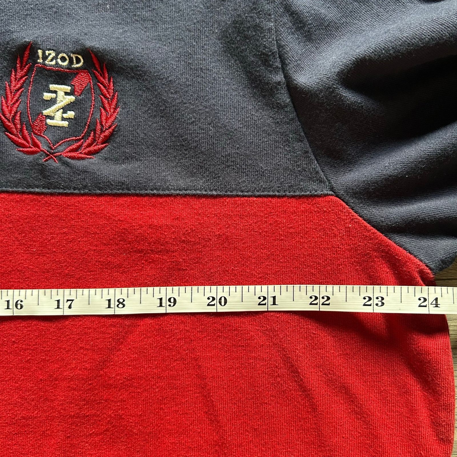 Izod Vtg y2k IZOD Men's Long Sleeve Striped Rugby collared Shirt Size US XL / EU 56 / 4 - 7 Thumbnail