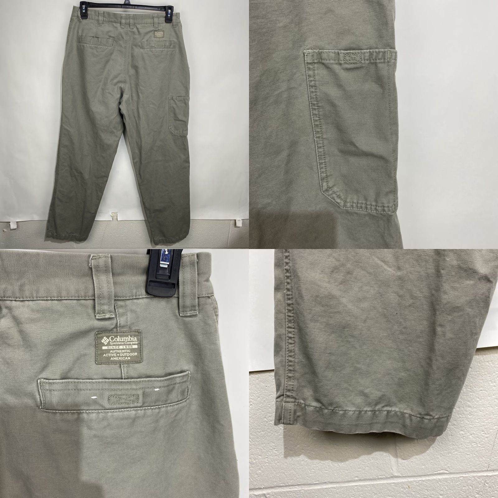 Vintage Columbia Pants Cargo Mens Size 36 Beige Regular 31in Inseam Cargo Pocket Outdoor Active Hiking Size US 36 / EU 52 - 8 Thumbnail