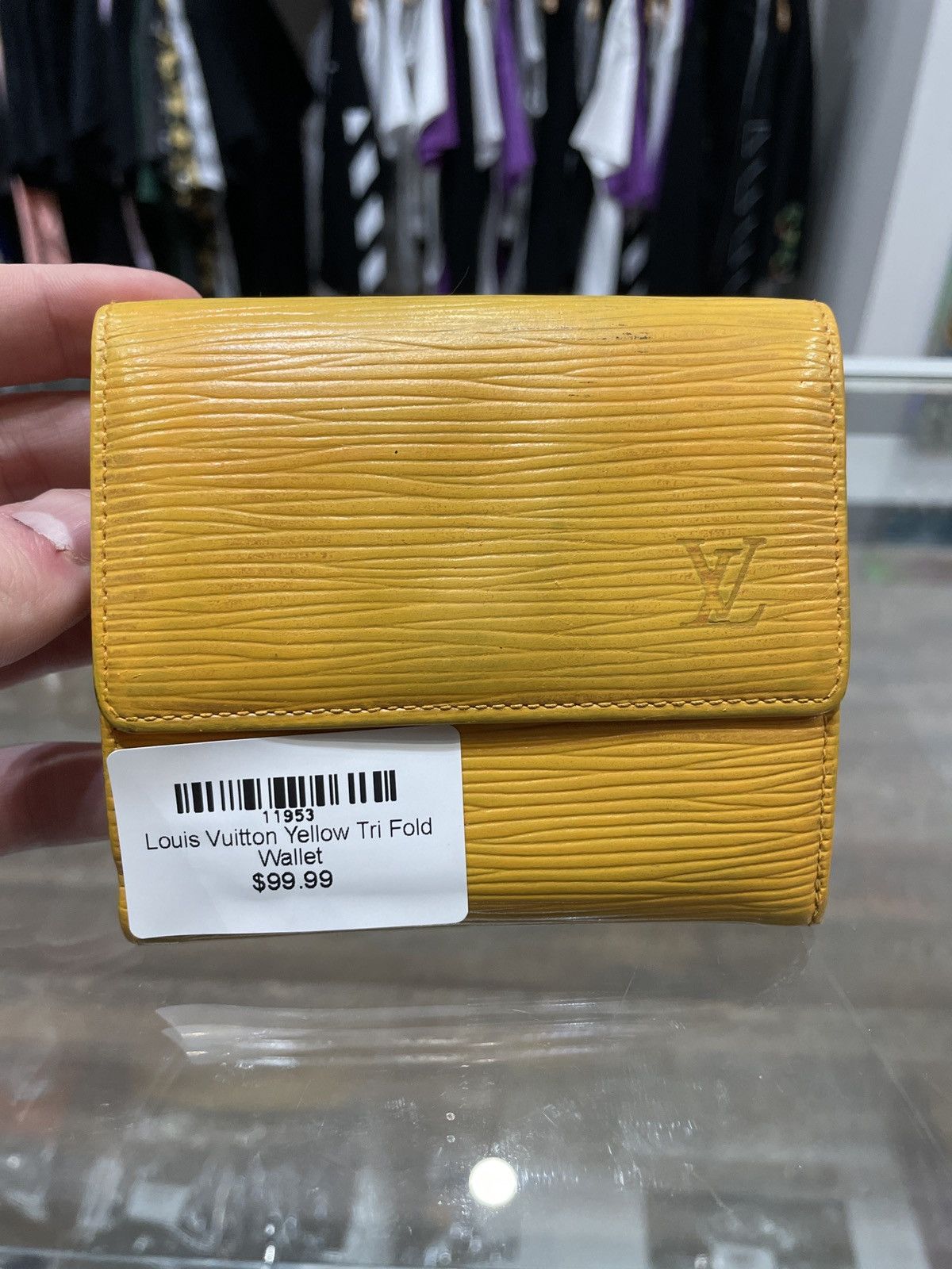 Louis Vuitton Louis Vuitton Yellow Tri Fold Wallet Size ONE SIZE - 1 Thumbnail