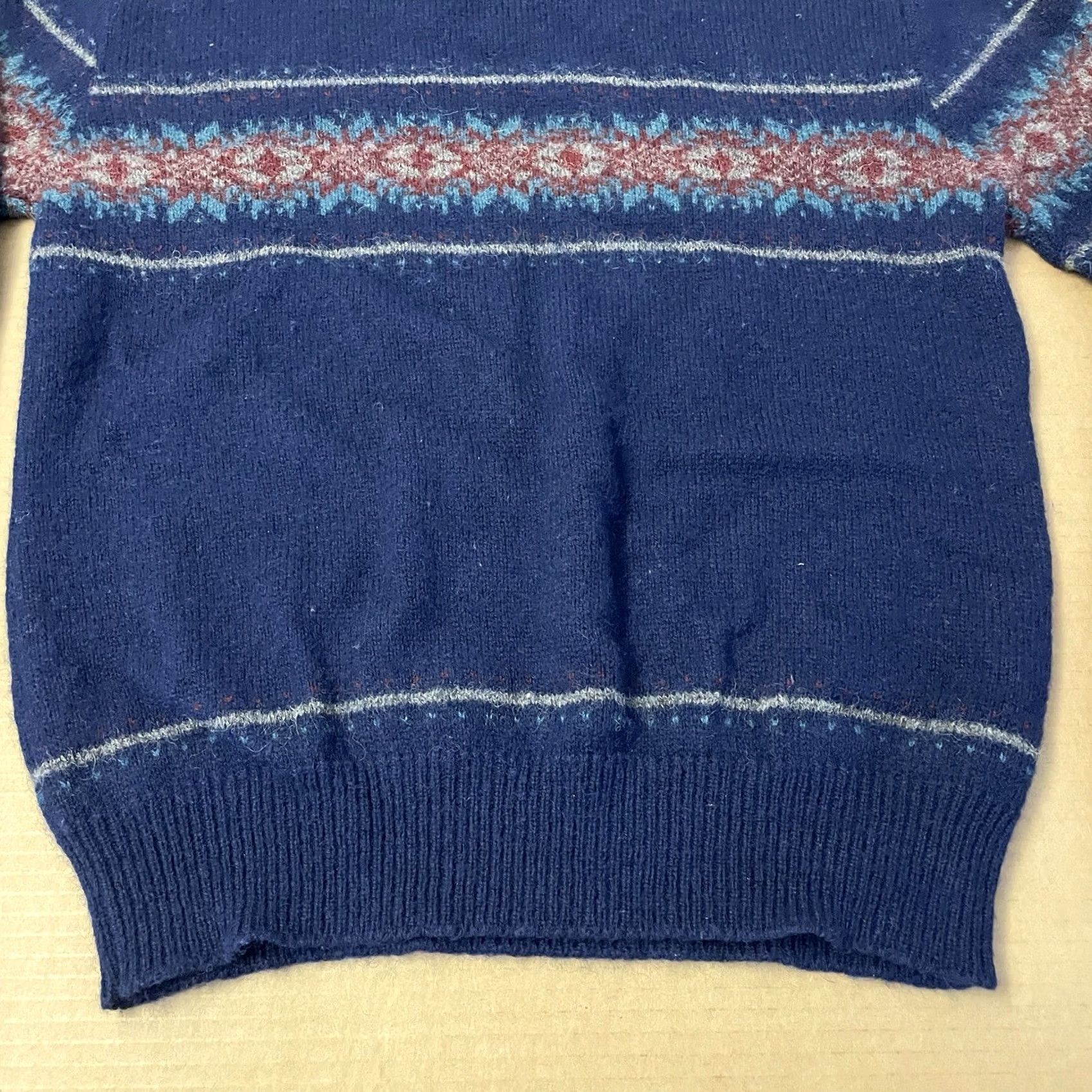 Jantzen VINTAGE Jantzen Sweater Womens Medium Blue Pullover Geometric Knit 90s Ladies Size M / US 6-8 / IT 42-44 - 2 Thumbnail