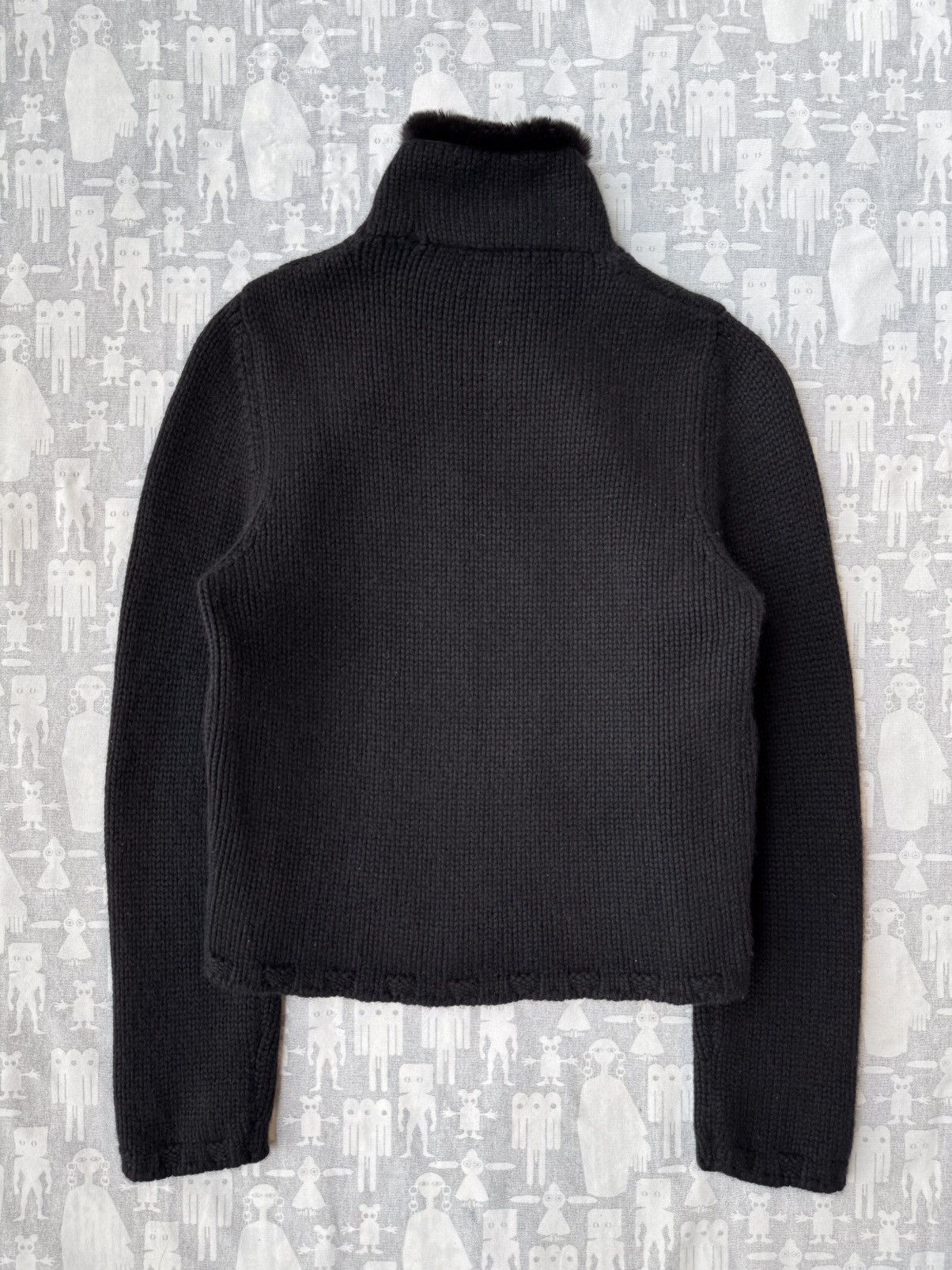Jil Sander Jil Sander 2000's Cashmere Fur Lined Driver Knit Size XS / US 0-2 / IT 36-38 - 3 Thumbnail