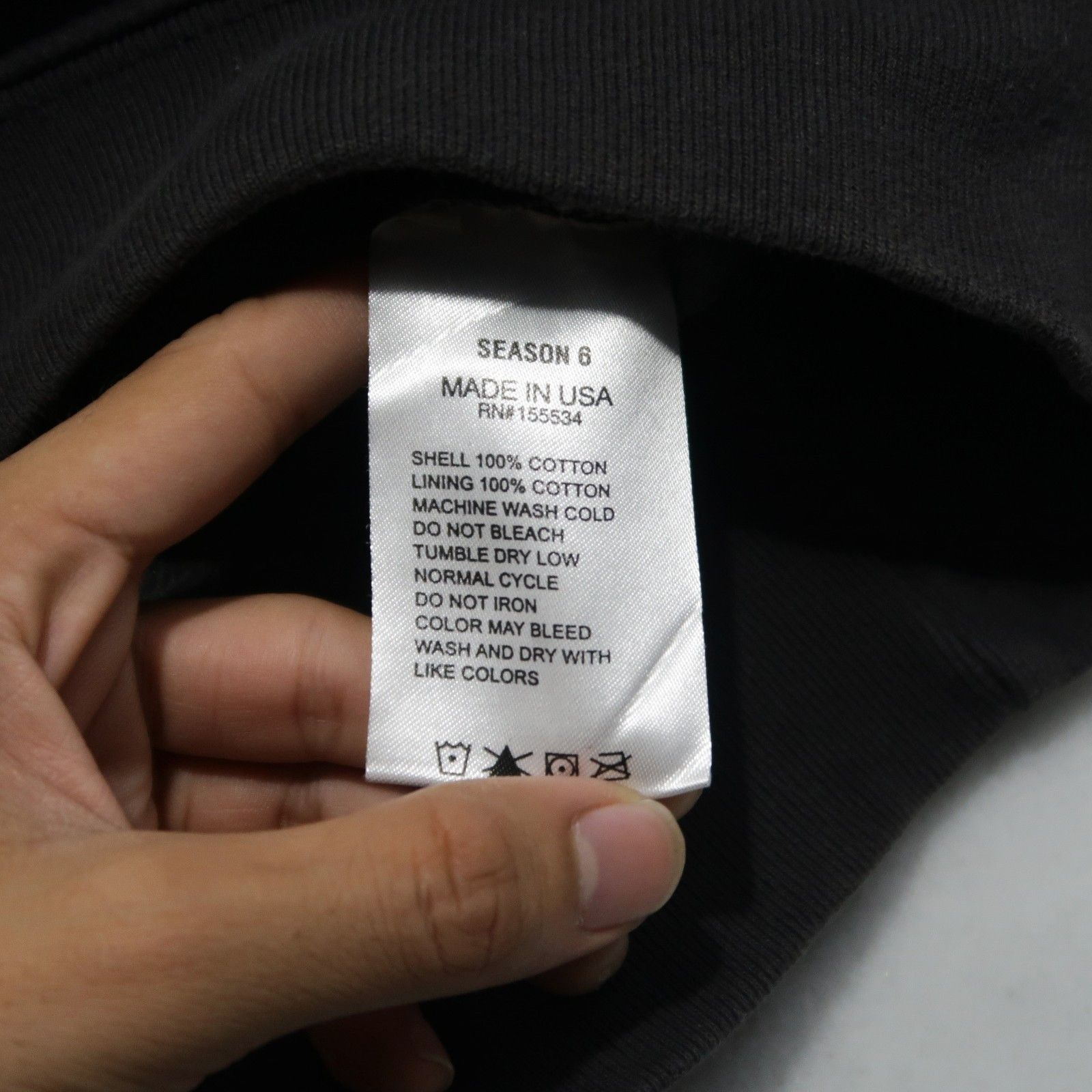 Yeezy Yeezy Season 6 Crewneck Sweatshirt Dark Grey Size US L / EU 52-54 / 3 - 6 Thumbnail