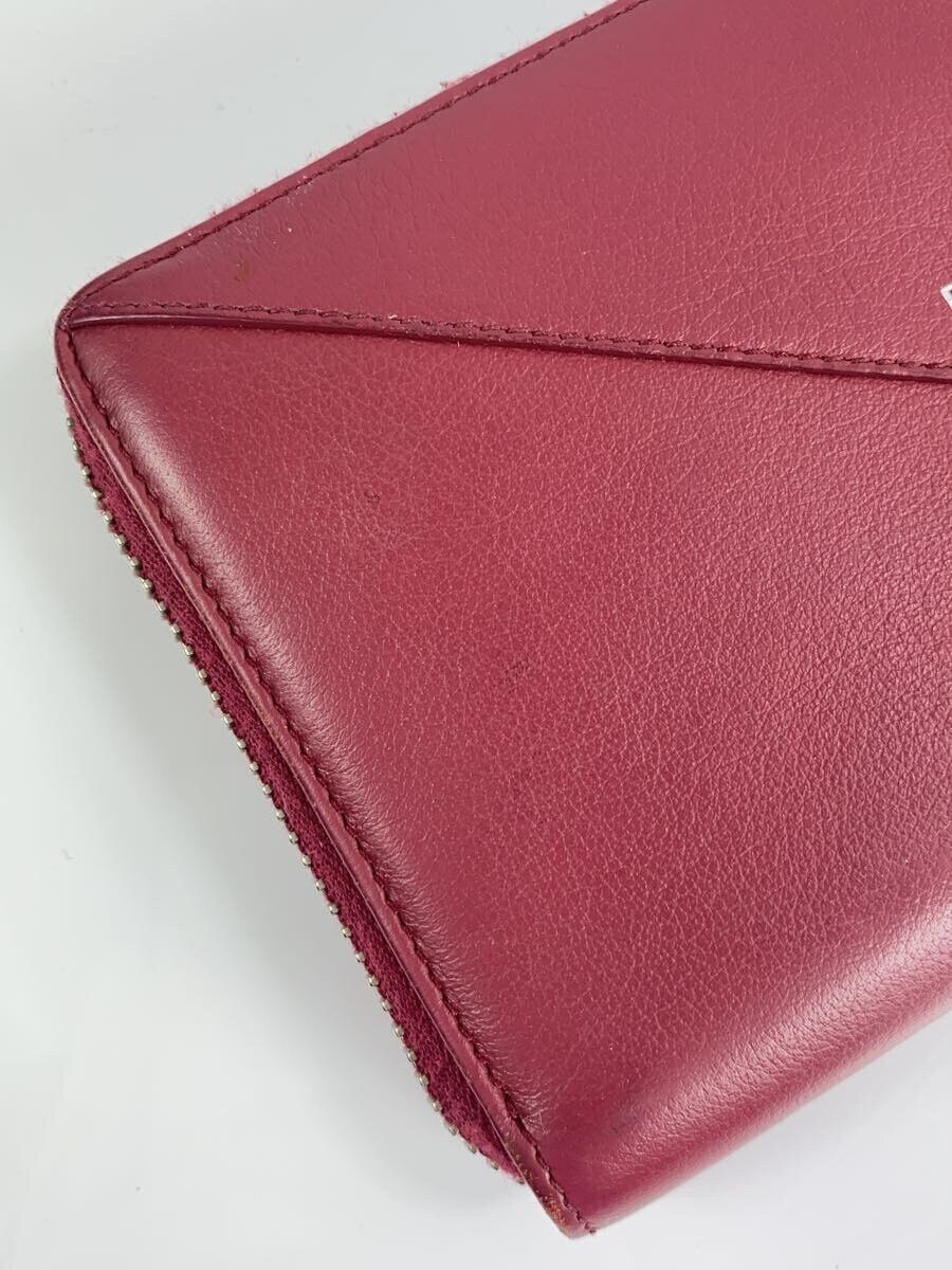 Balenciaga Balenciaga Paper Continental Leather Long Wallet Bordeaux Size ONE SIZE - 9 Thumbnail