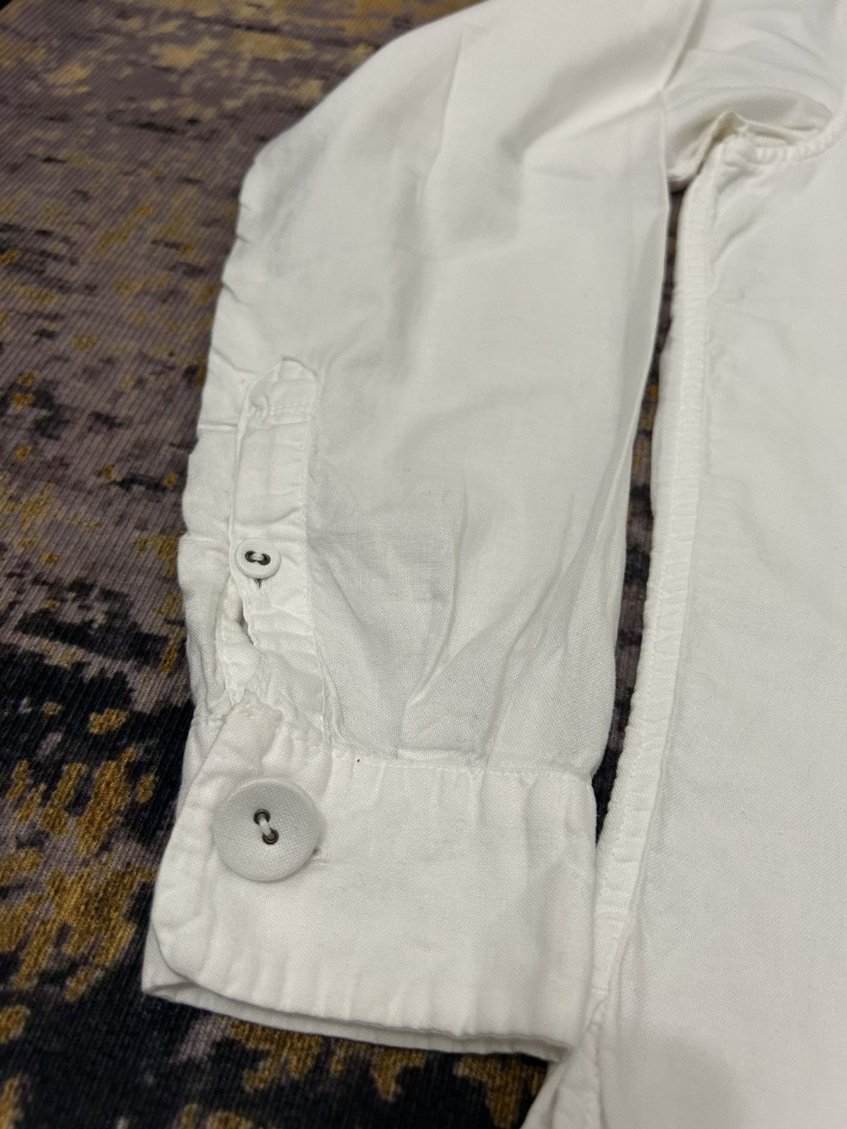 Kapital Kapital Long Sleeve Big Button White Shirt Size US M / EU 48-50 / 2 - 6 Thumbnail