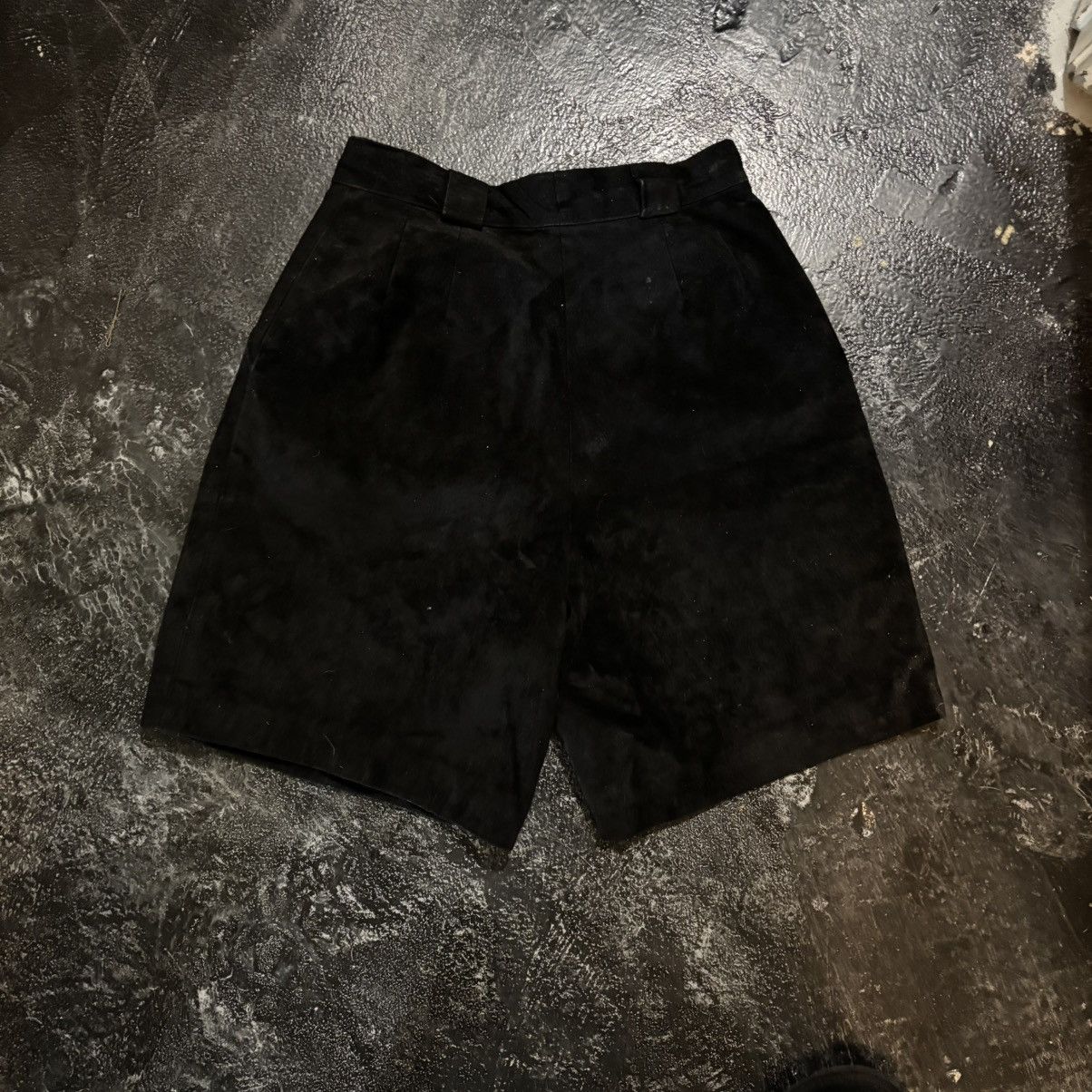 Other FOXRUN Vintage 90s Retro Pleated Suede Shorts Size US 30 / EU 46 - 4 Thumbnail