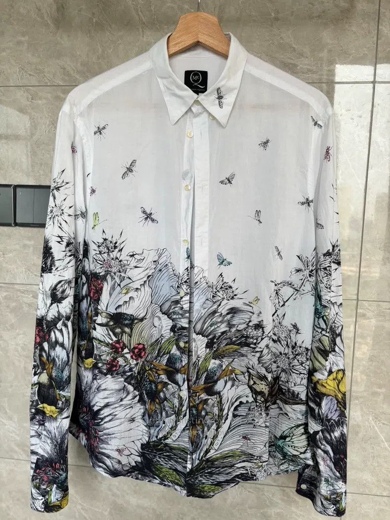 Alexander McQueen Alexander Mcqueen Floral insect print shirt Size US M / EU 48-50 / 2 - 1 Thumbnail