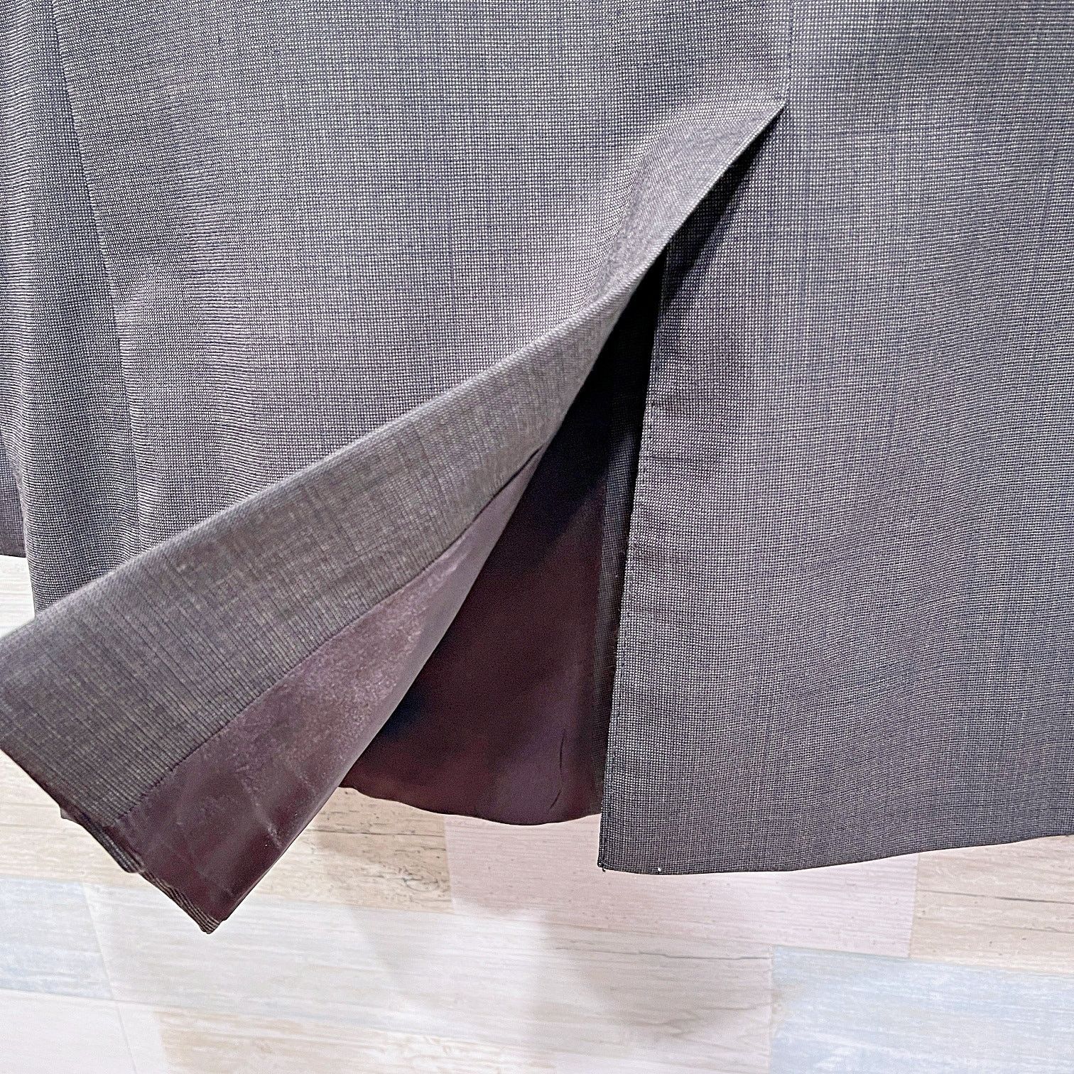 Jos. A. Bank Jos A Bank Wool Birdseye Suit Gray Mens 46R 40W Size 46R - 8 Thumbnail