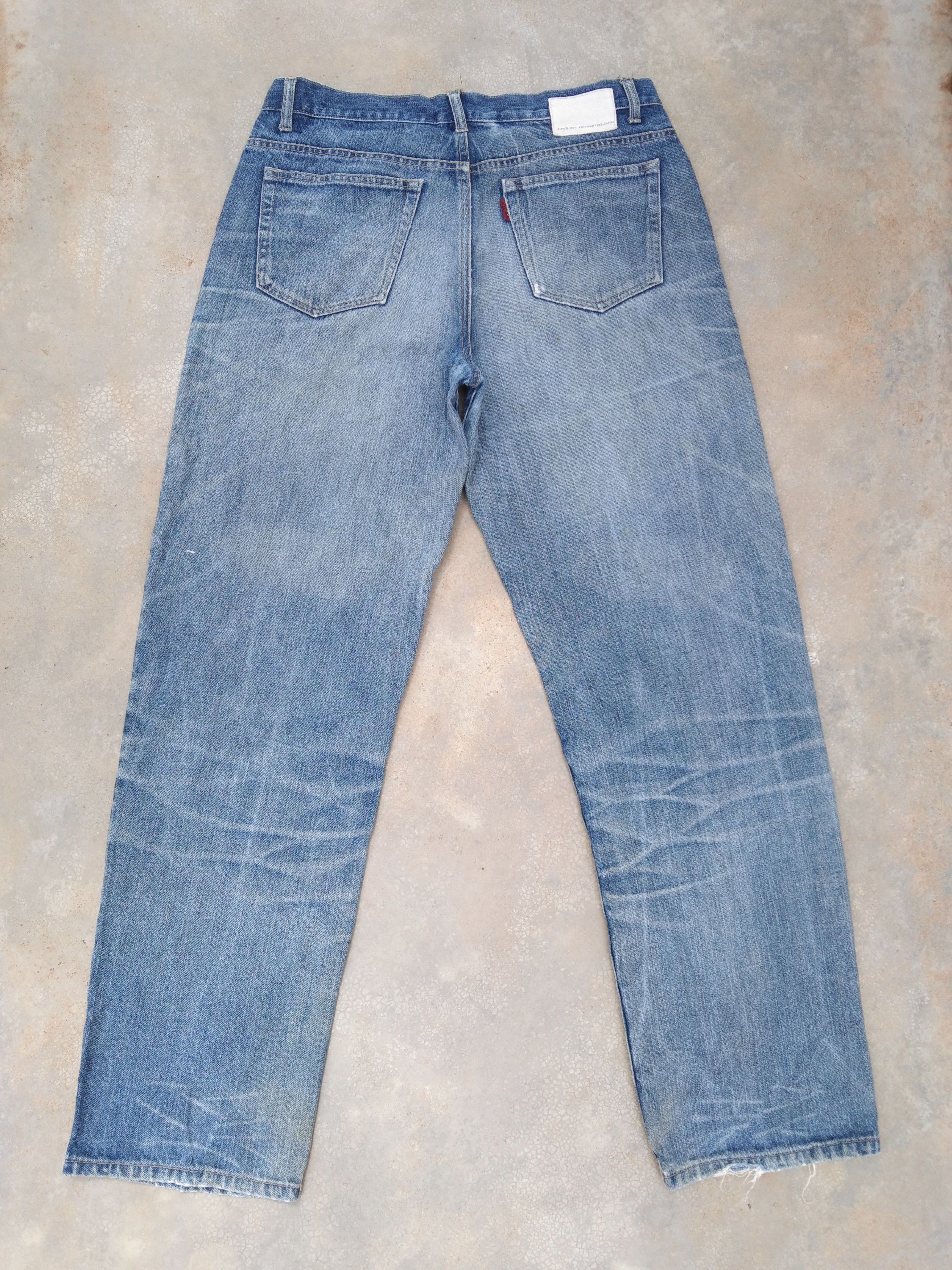 Vintage Distressed Jeans 32x31 Size US 32 / EU 48 - 2 Thumbnail