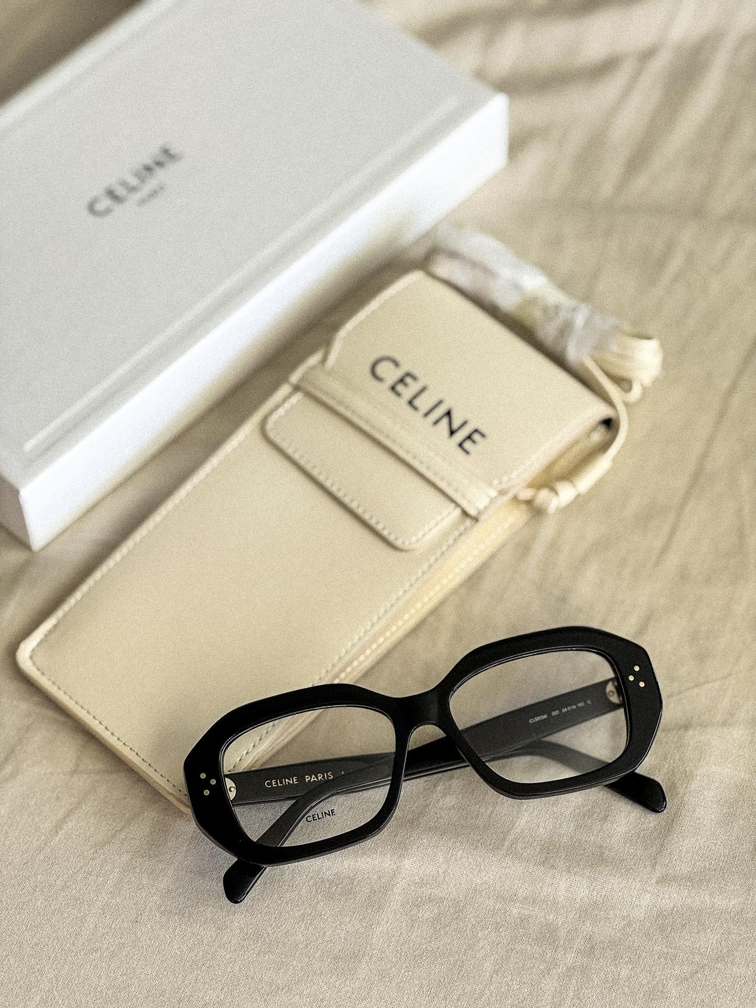 Celine Celine 3 DOTS Women Eyeglasses CL50156I 001 NEW AUTHENTIC Size ONE SIZE - 11 Thumbnail