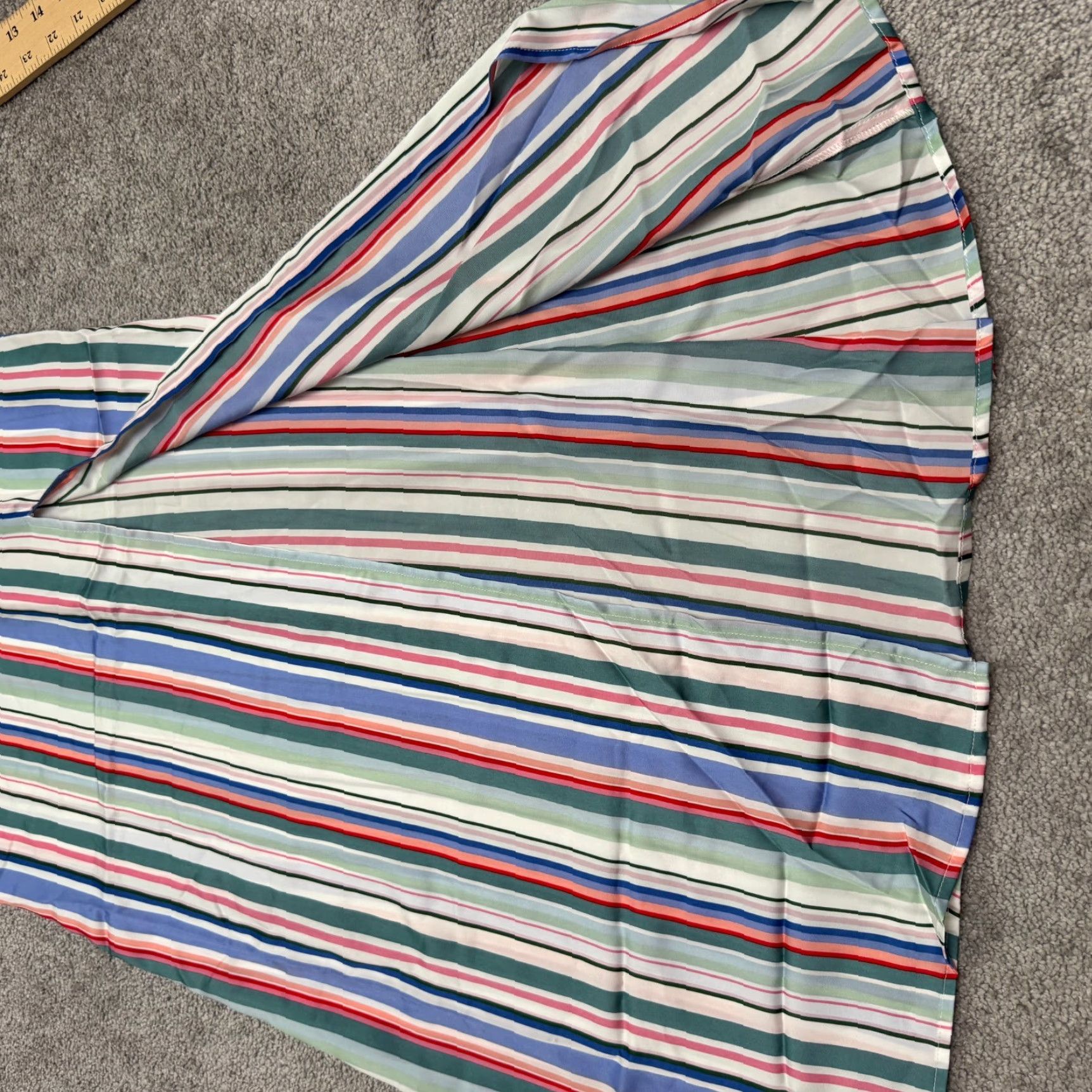 BB Dakota BB Dakota Jack By Maxi Dress Women XS Colorful Multicolor Striped Slit NWT Size XS / US 0-2 / IT 36-38 - 5 Thumbnail