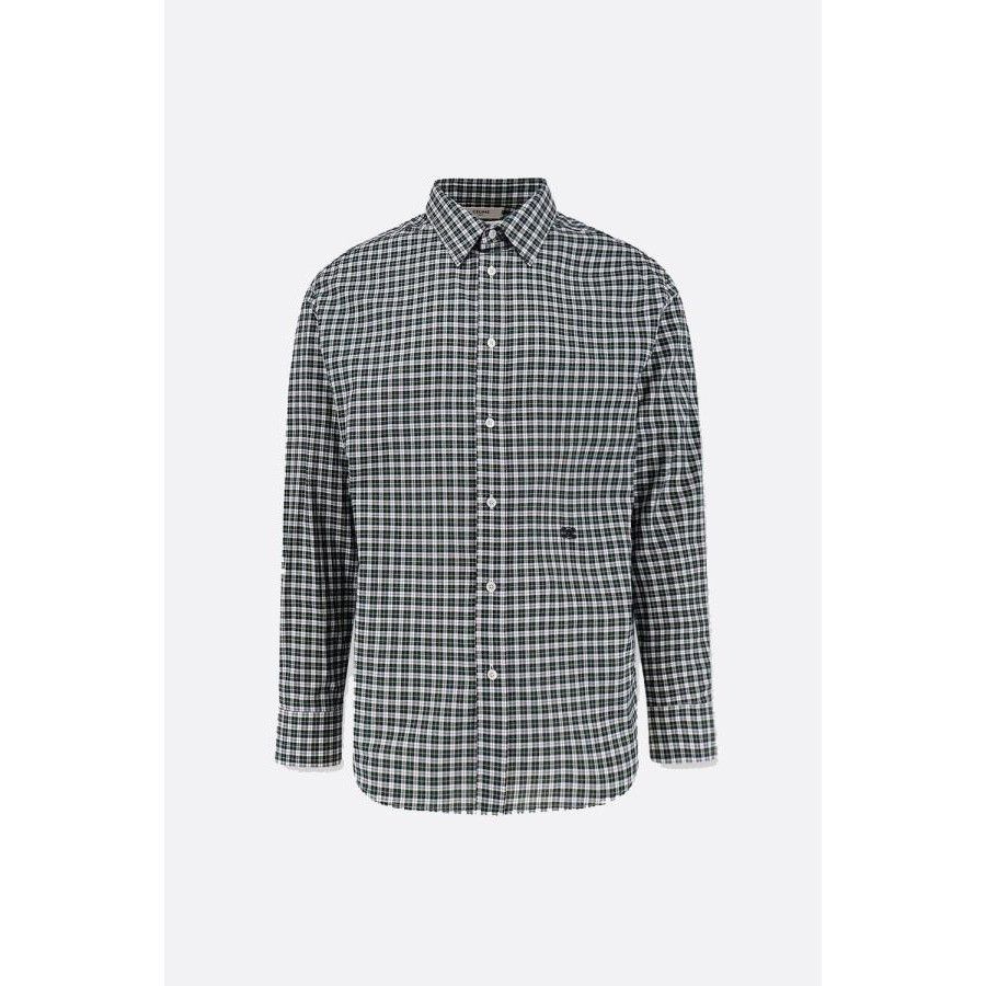 Celine CELINE Check Cotton Shirt New & Authentic (Men's size:L;) Size US L / EU 52-54 / 3 - 1 Preview