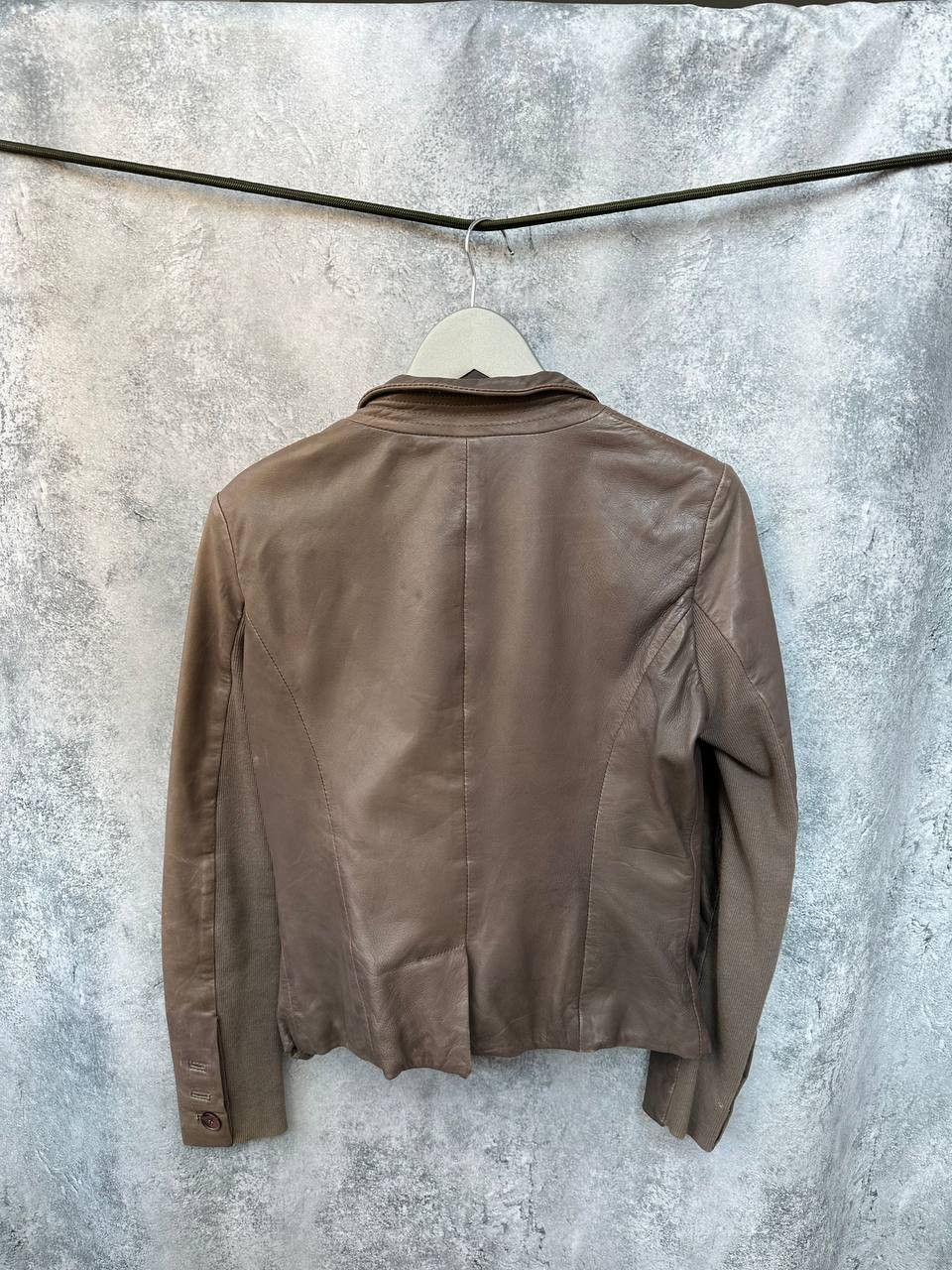 Leather × Muubaa × Vintage Muubaa Futura Leather Jacket in Steel Grey Avant-Garde Size M / US 6-8 / IT 42-44 - 3 Thumbnail