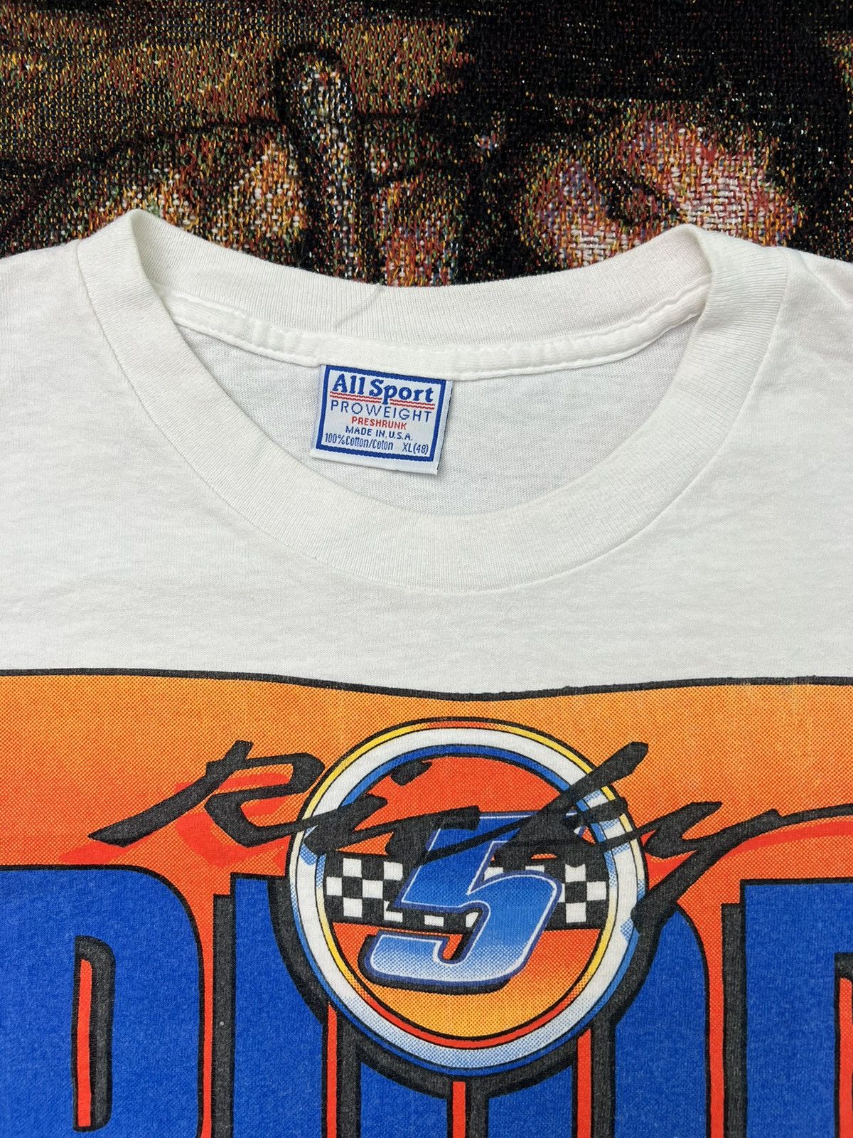 NASCAR Vintage NASCAR Ricky Rudd Tide Tee Size US XL / EU 56 / 4 - 3 Thumbnail
