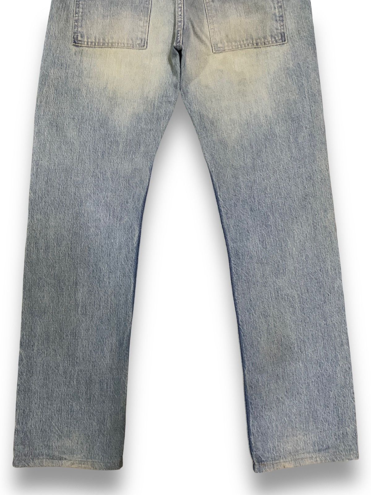Japanese Brand Vintage Japanese Brand Blue Wash Bush Denim Pants Jeans Size US 32 / EU 48 - 13 Thumbnail