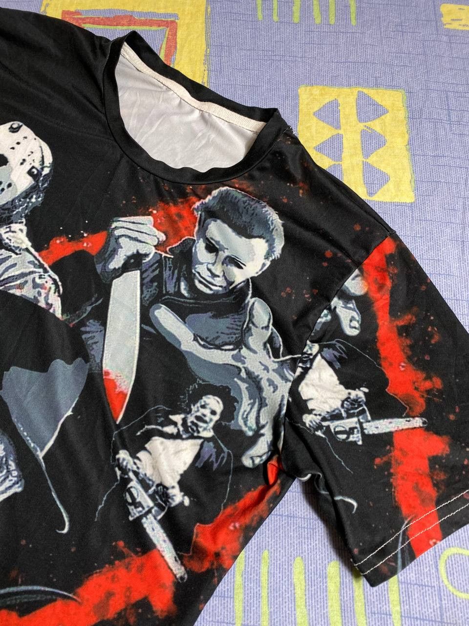 Affliction × Japanese Brand Y2K Affliction Style All Over Print T Shirt Tee Tapout Japan Size US M / EU 48-50 / 2 - 11 Thumbnail