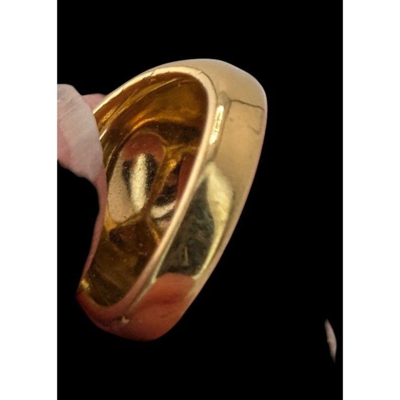 Other Vintage Avon Gold-Tone Crossover Dome Ring Size 7 Size ONE SIZE - 2 Thumbnail