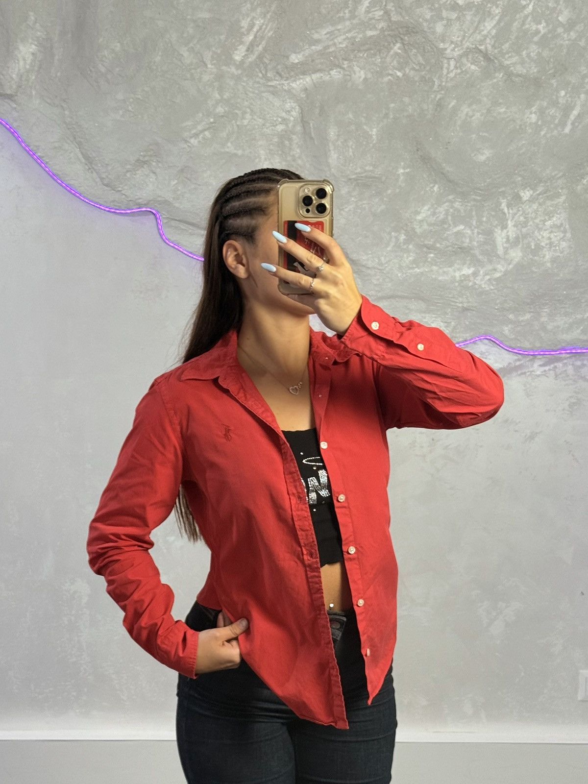 Polo Ralph Lauren Red Basic shirt polo ralph lauren with red pony Size S / US 4 / IT 40 - 3 Thumbnail