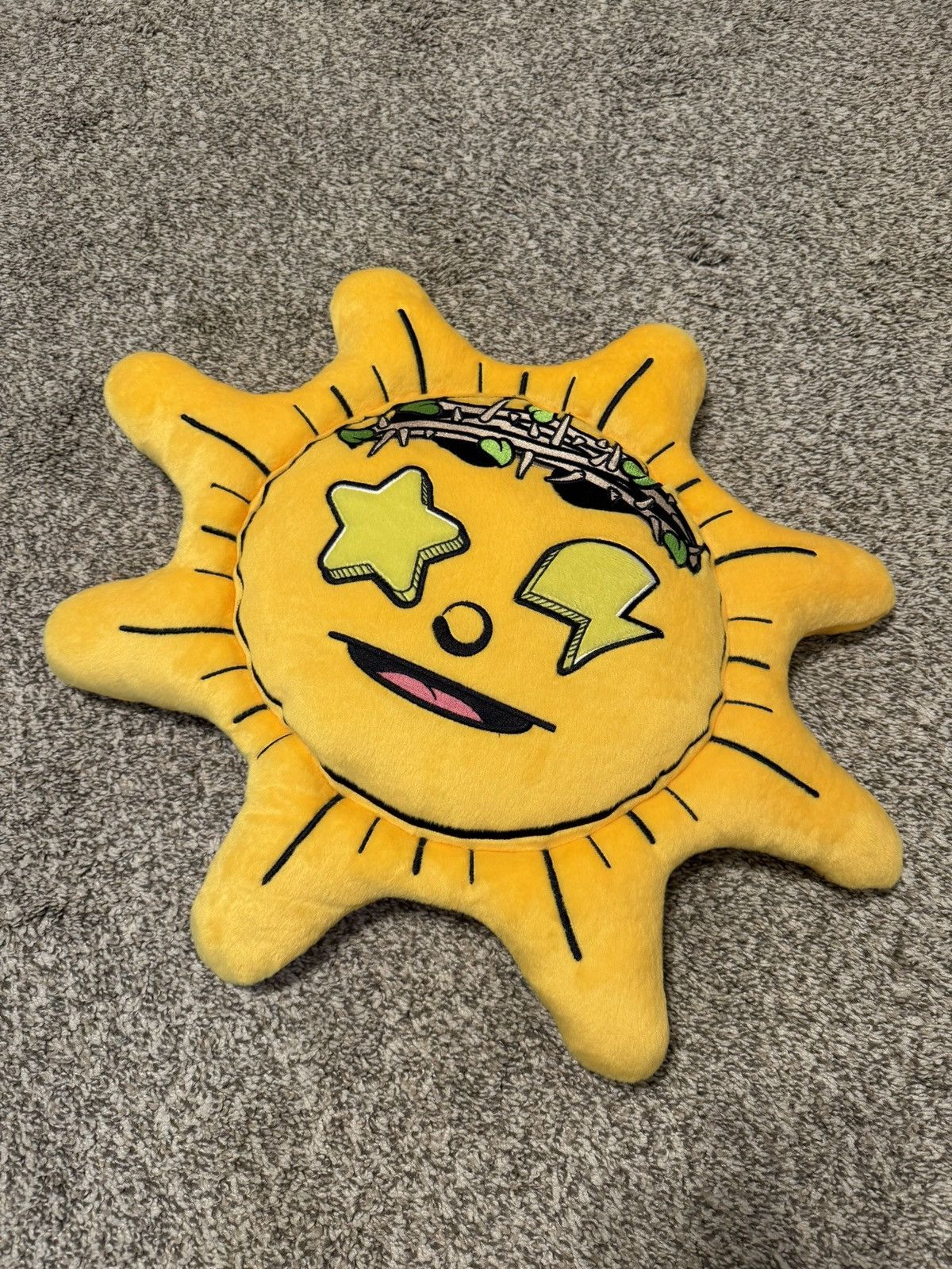 Glo Gang Glo Gang Thorn Glo Man Sun Pillow Yellow Size ONE SIZE - 4 Thumbnail