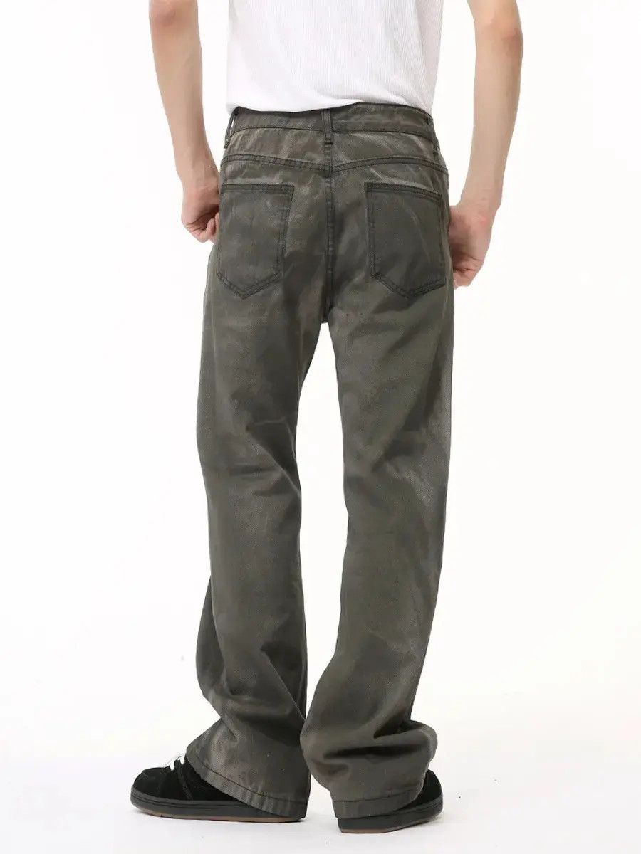 Japanese Brand Retro loose straight pocket micro flared jeans Size US 32 / EU 48 - 2 Thumbnail