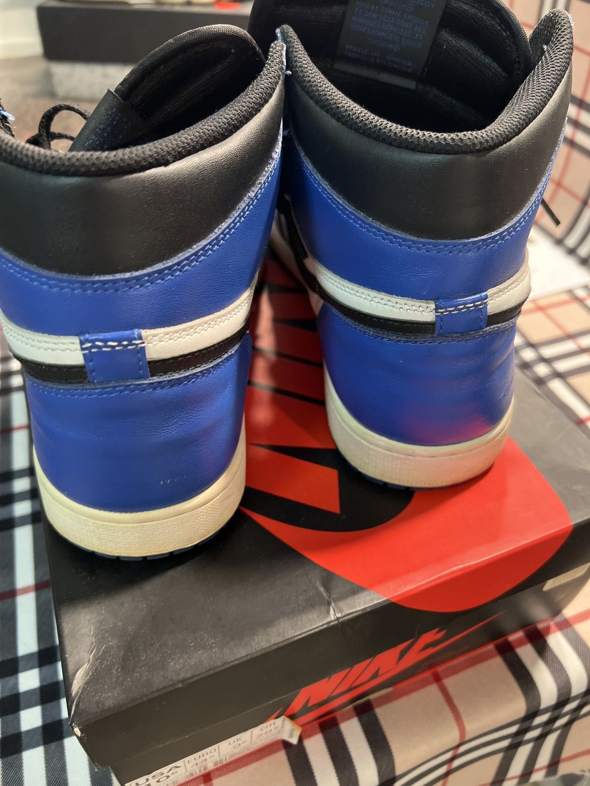 Jordan Brand × Nike Air Jordan 1 Retro High OG (Game Royal) Size US 10.5 / EU 43-44 - 9 Thumbnail