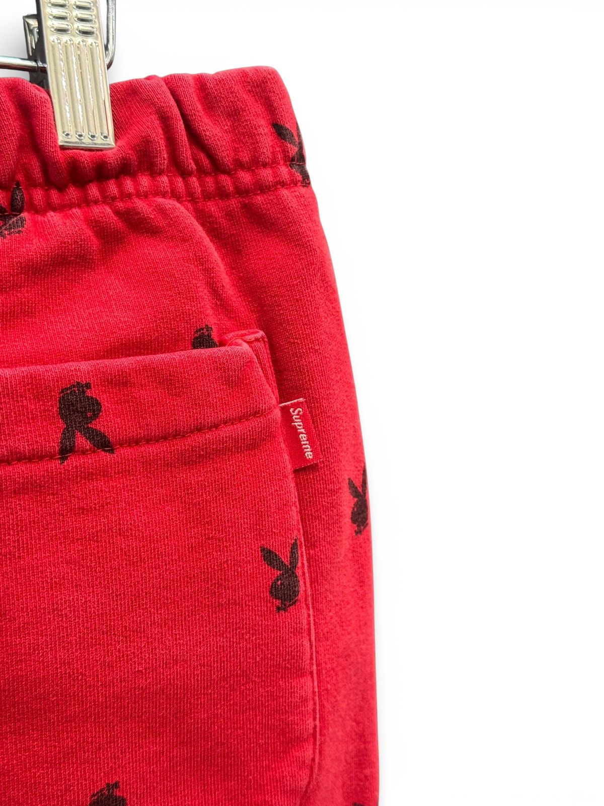 Playboy × Supreme Supreme Playboy Red Sweatpants Size US 34 / EU 50 - 3 Thumbnail